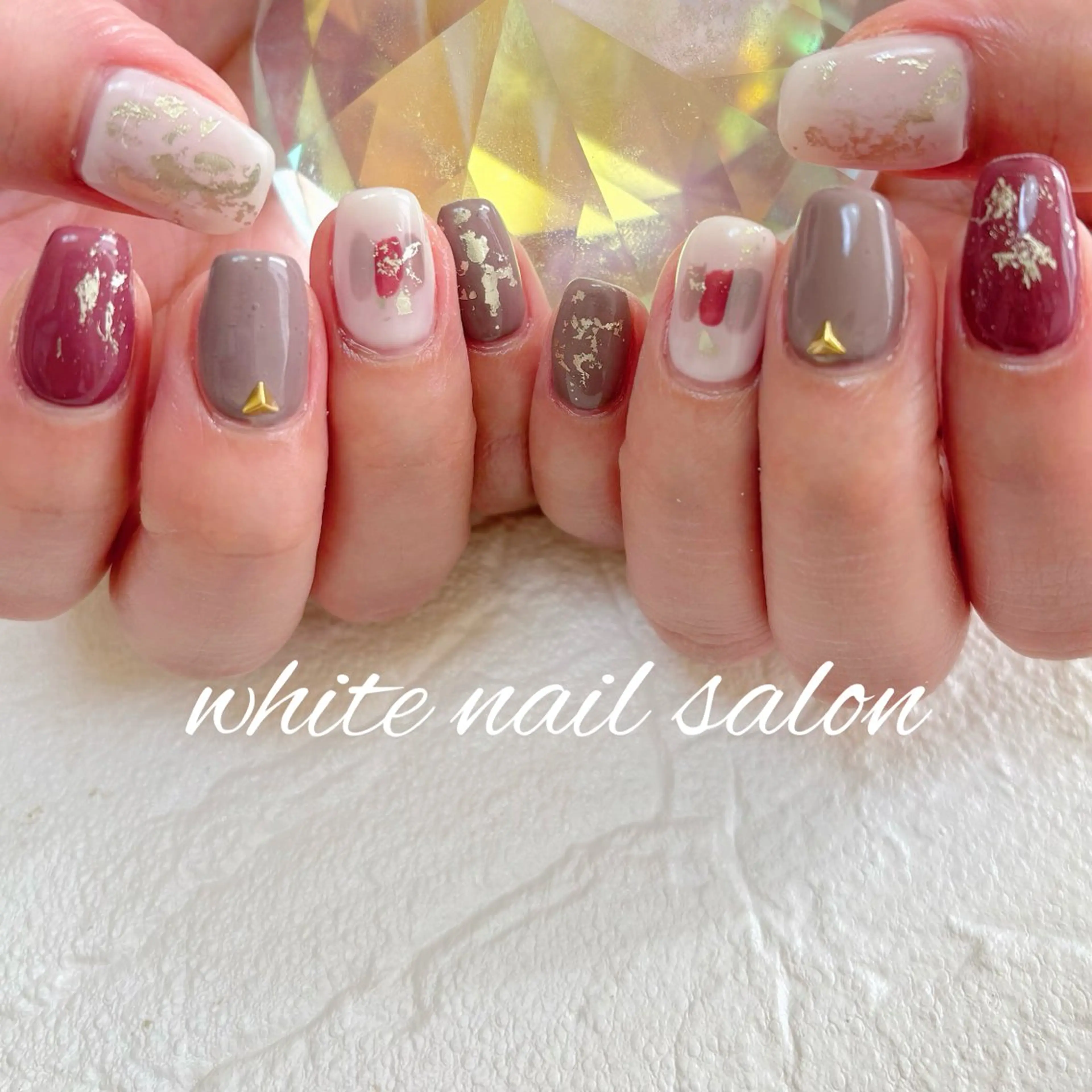 ネイル フットネイル ハンドネイル white nail salonのネイルデザイン