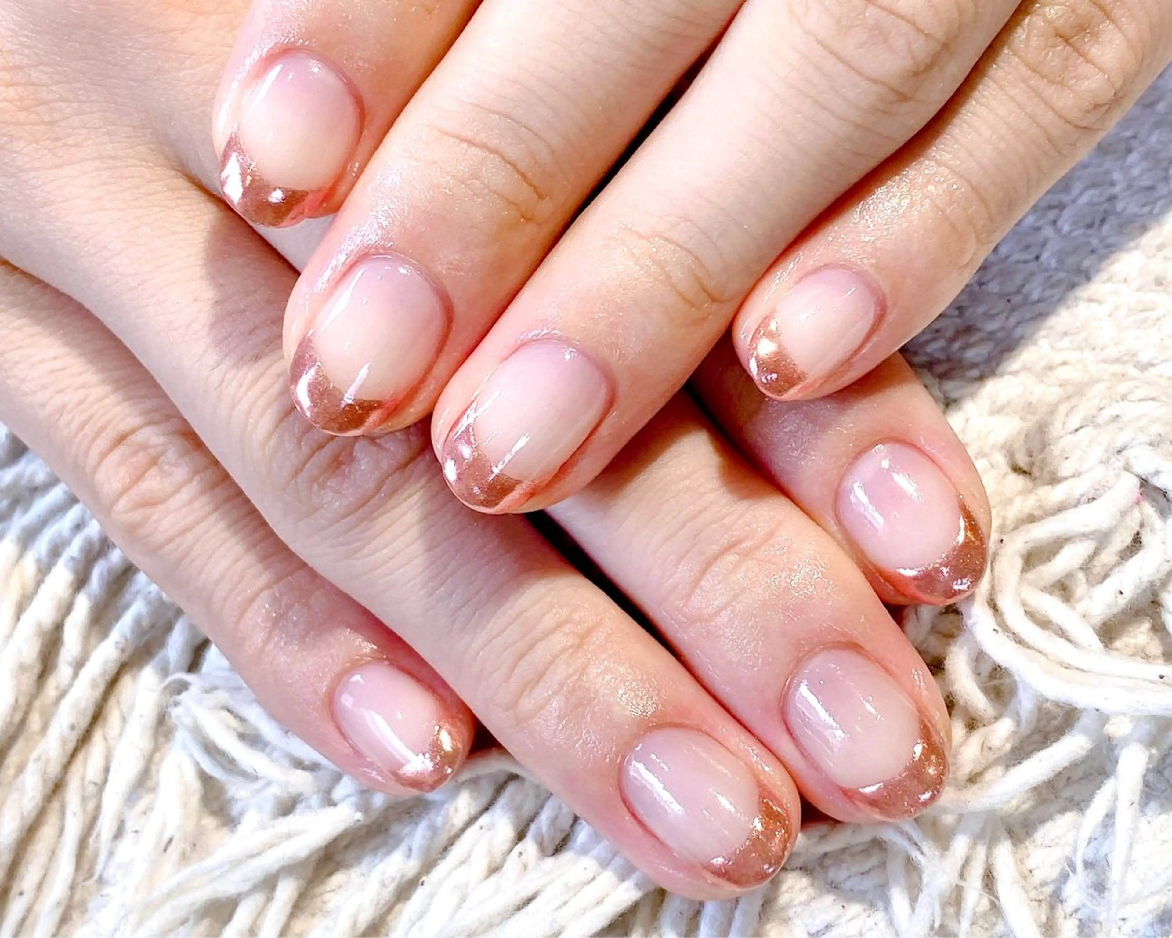 ネイル フレンチネイル ハンドネイル megu  / sōko nailのネイルデザイン