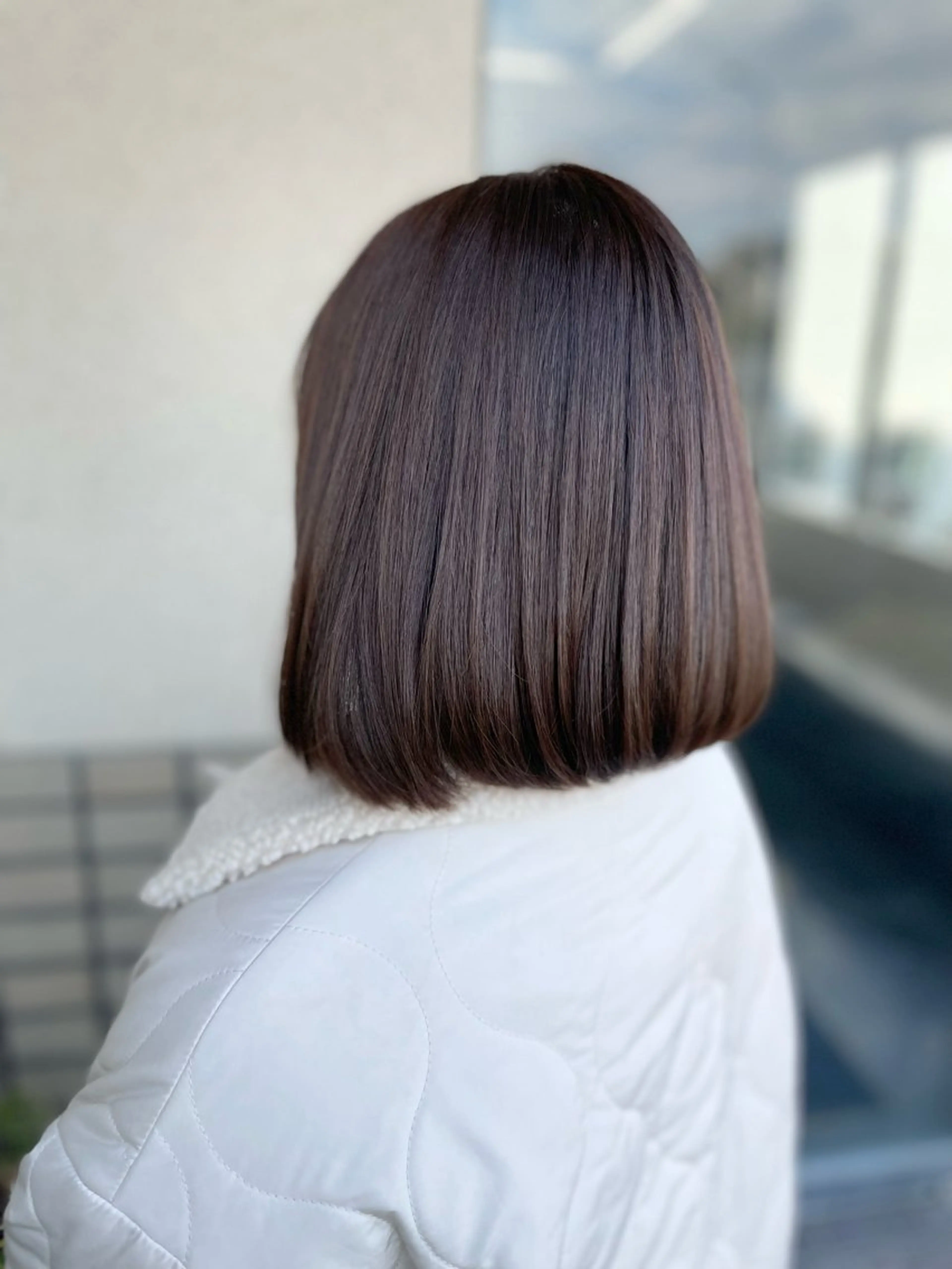 ミディアム カラー アッシュ ベージュカラー ヘアカラー 沢田 瞳のヘアスタイル