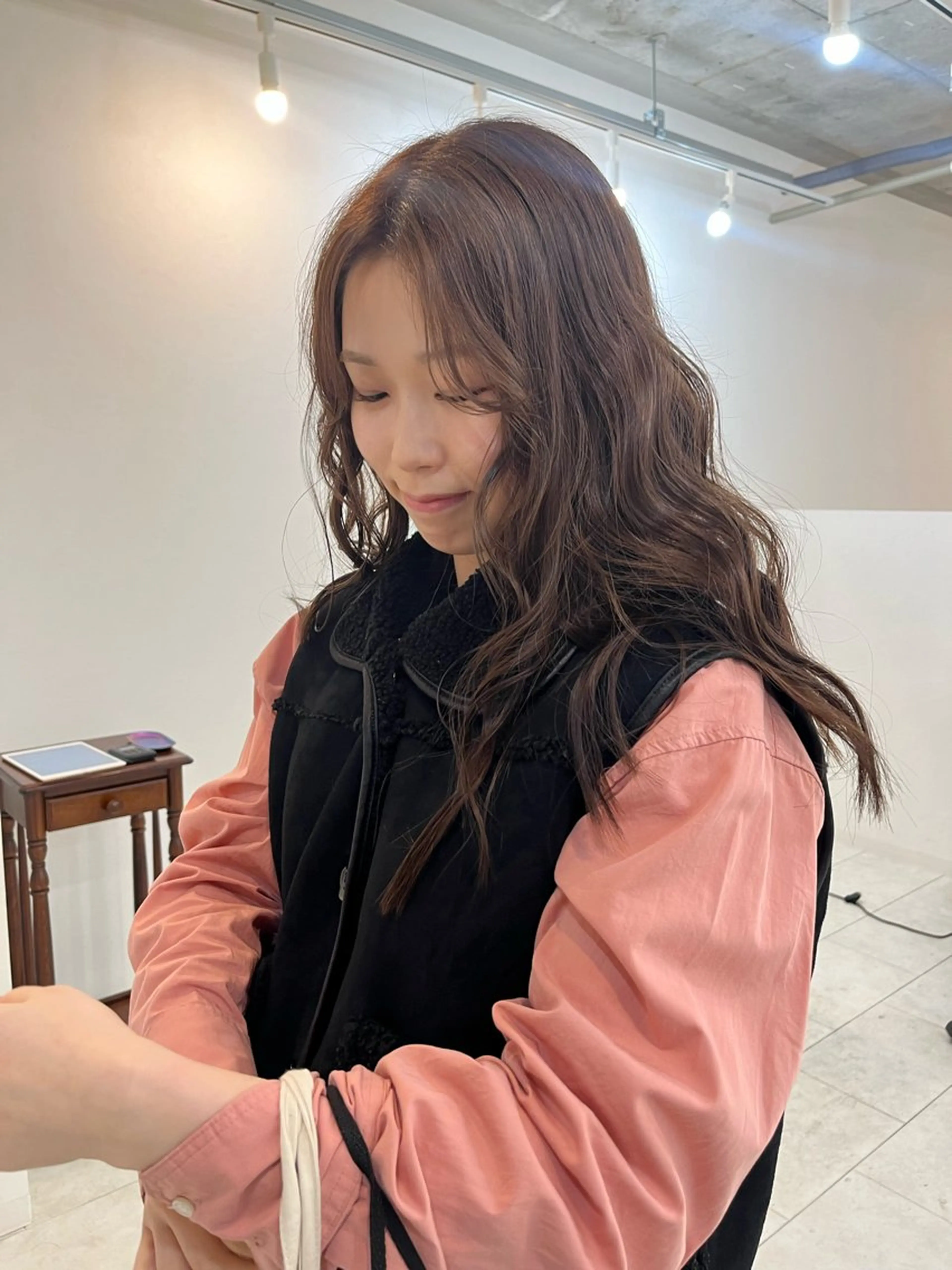 セミロング カラー eri kinjoのヘアスタイル