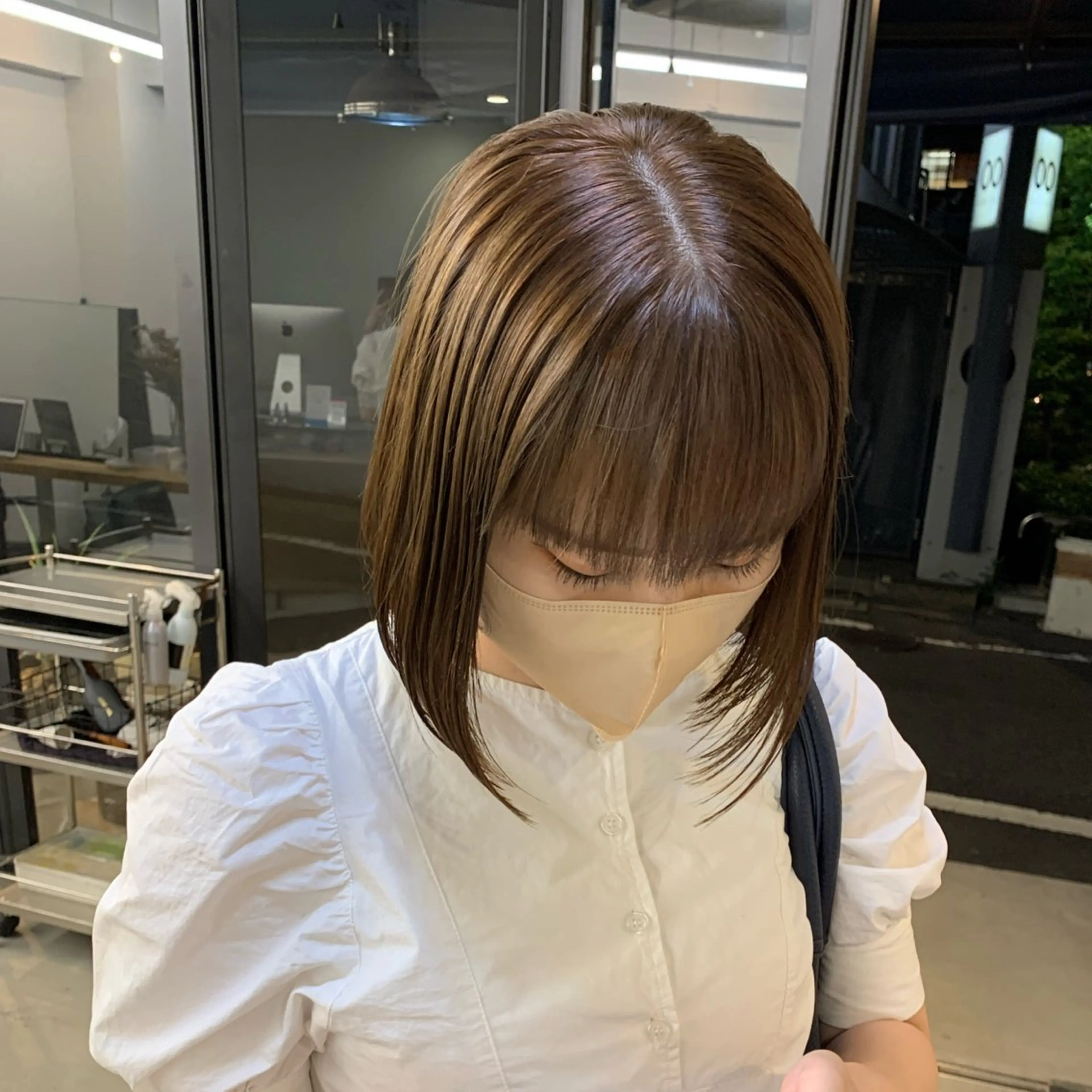 🤎🕊️minimo限定🕊️🤎 前髪&顔周り縮毛矯正＋前髪カットの写真