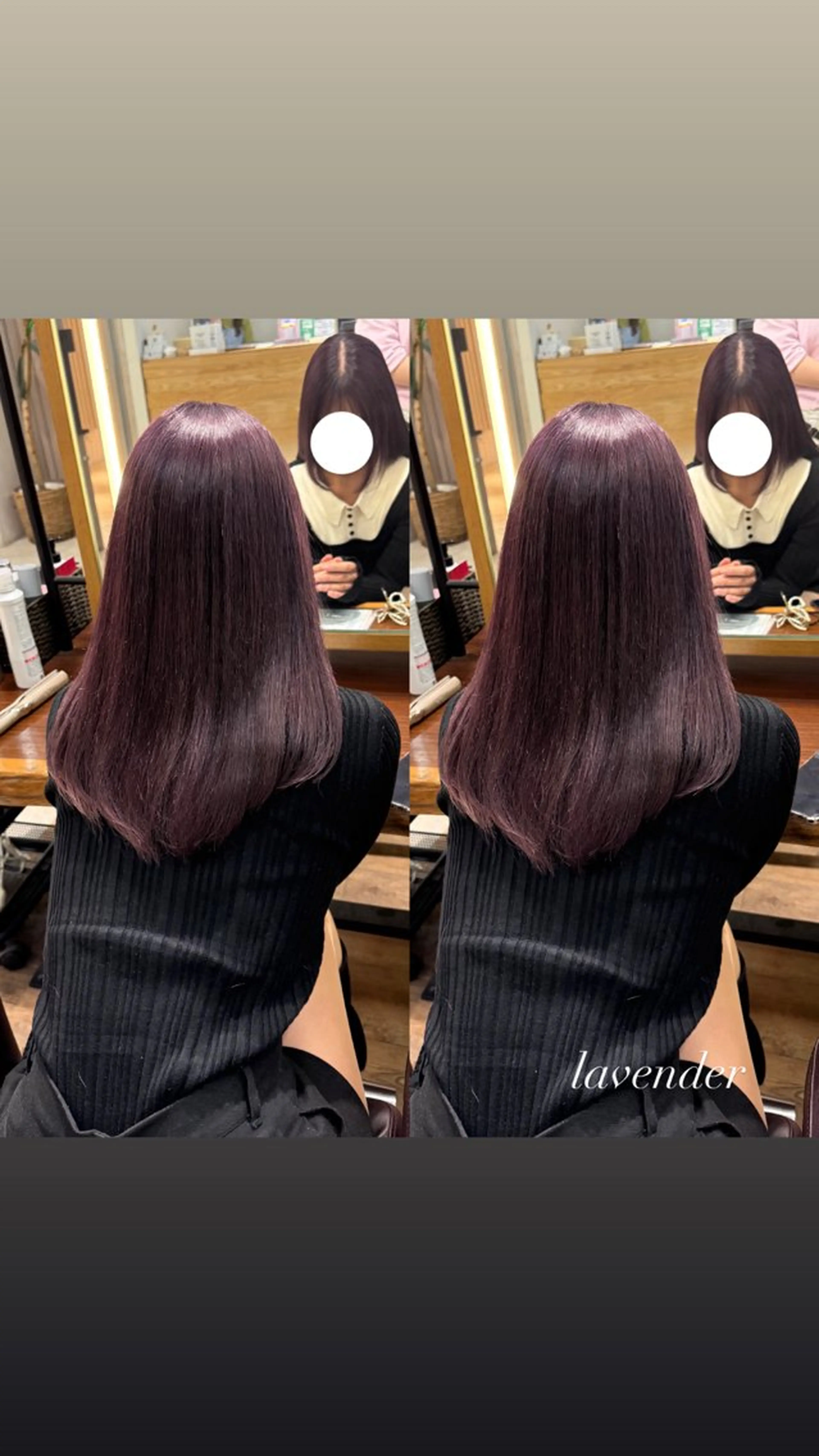 セミロング カラー ブリーチ 透明感カラー ラベンダーカラー ピンクカラー ヘアカラー 暖色カラー/ ストレート/くるみのヘアスタイル