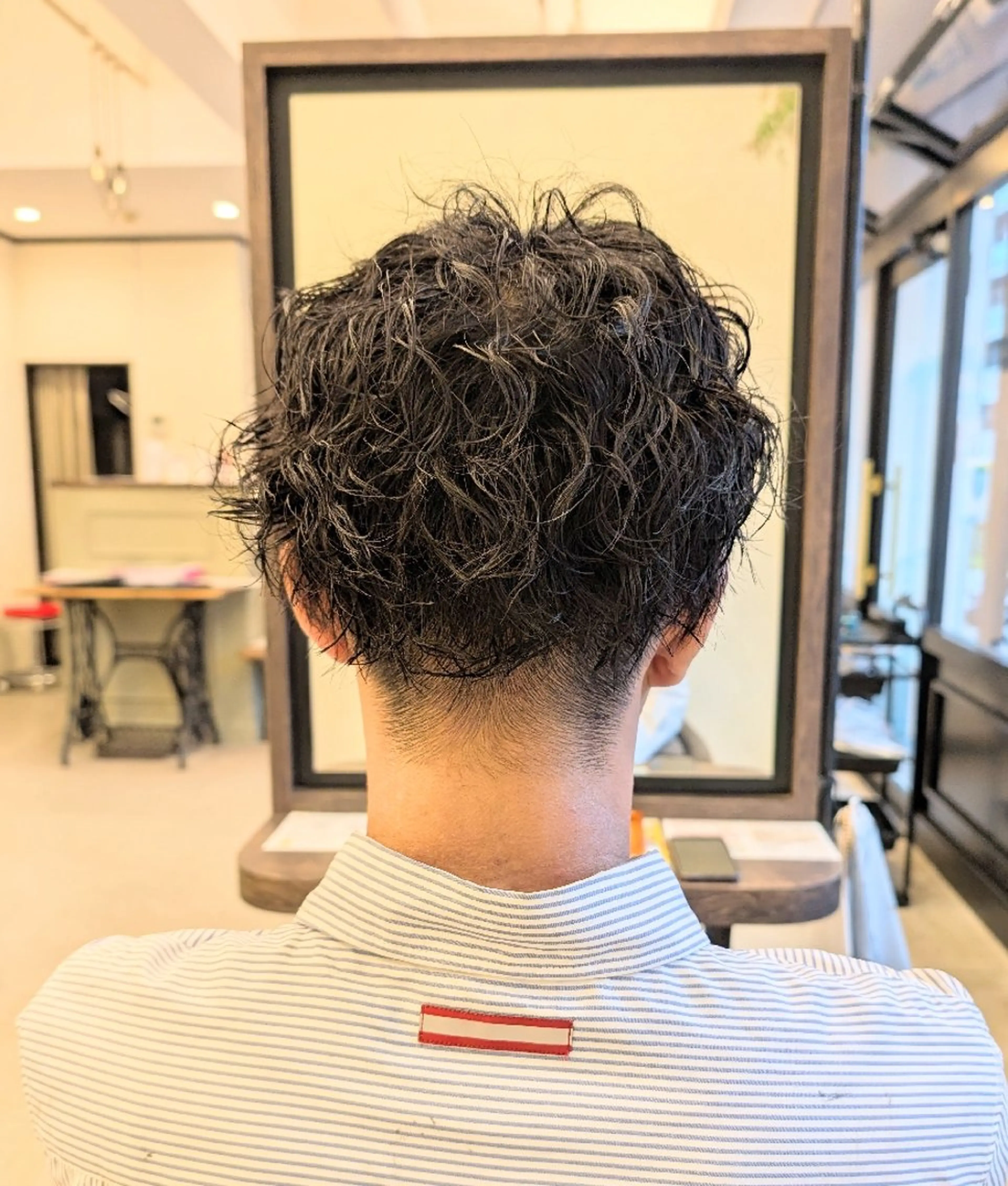 パーマ メンズ カット パーマ 吉田  彩／大人 艶髪 ／ヘッドスパのヘアスタイル