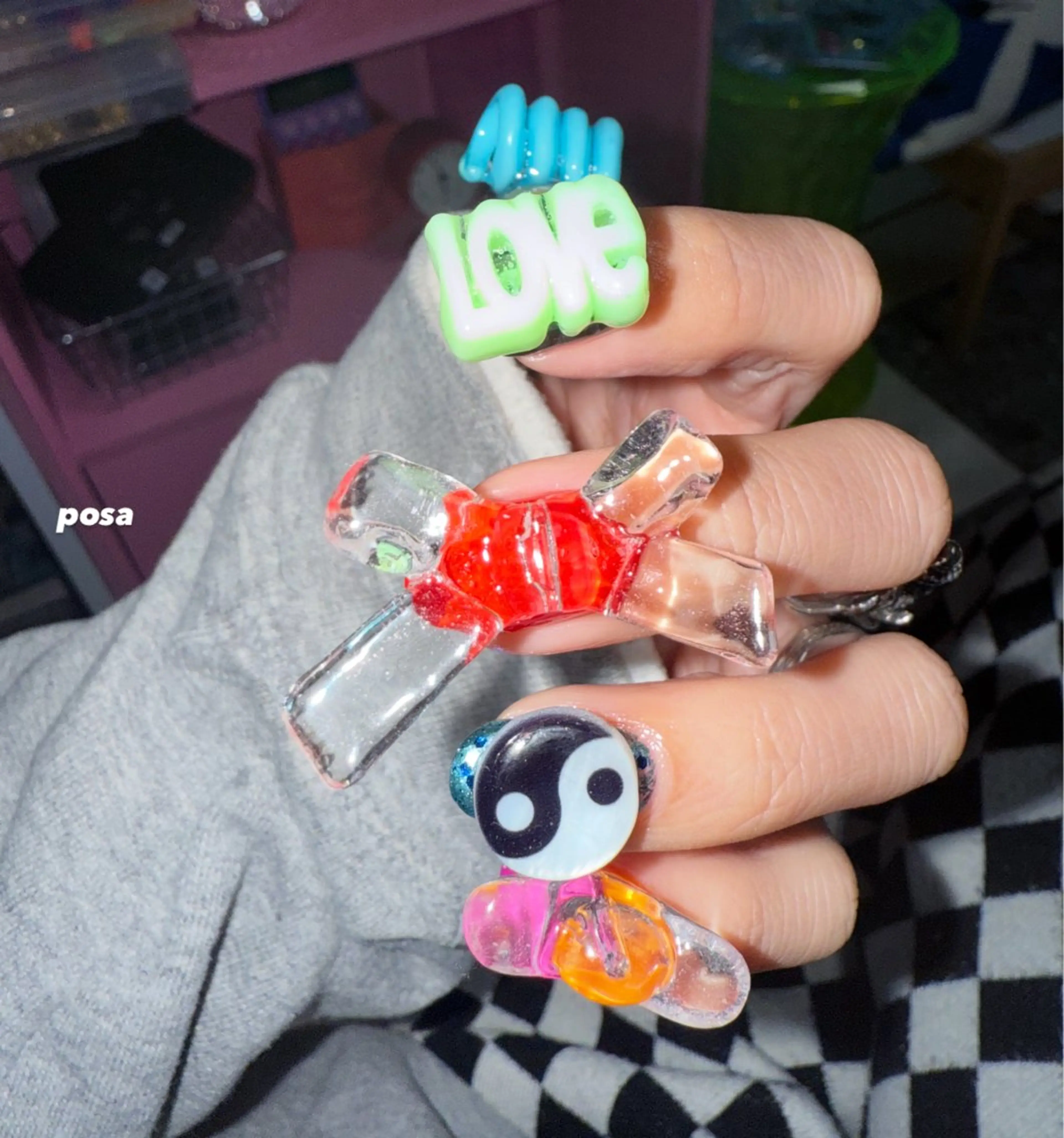 ネイル ハンドネイル posa nail モエミのネイルデザイン