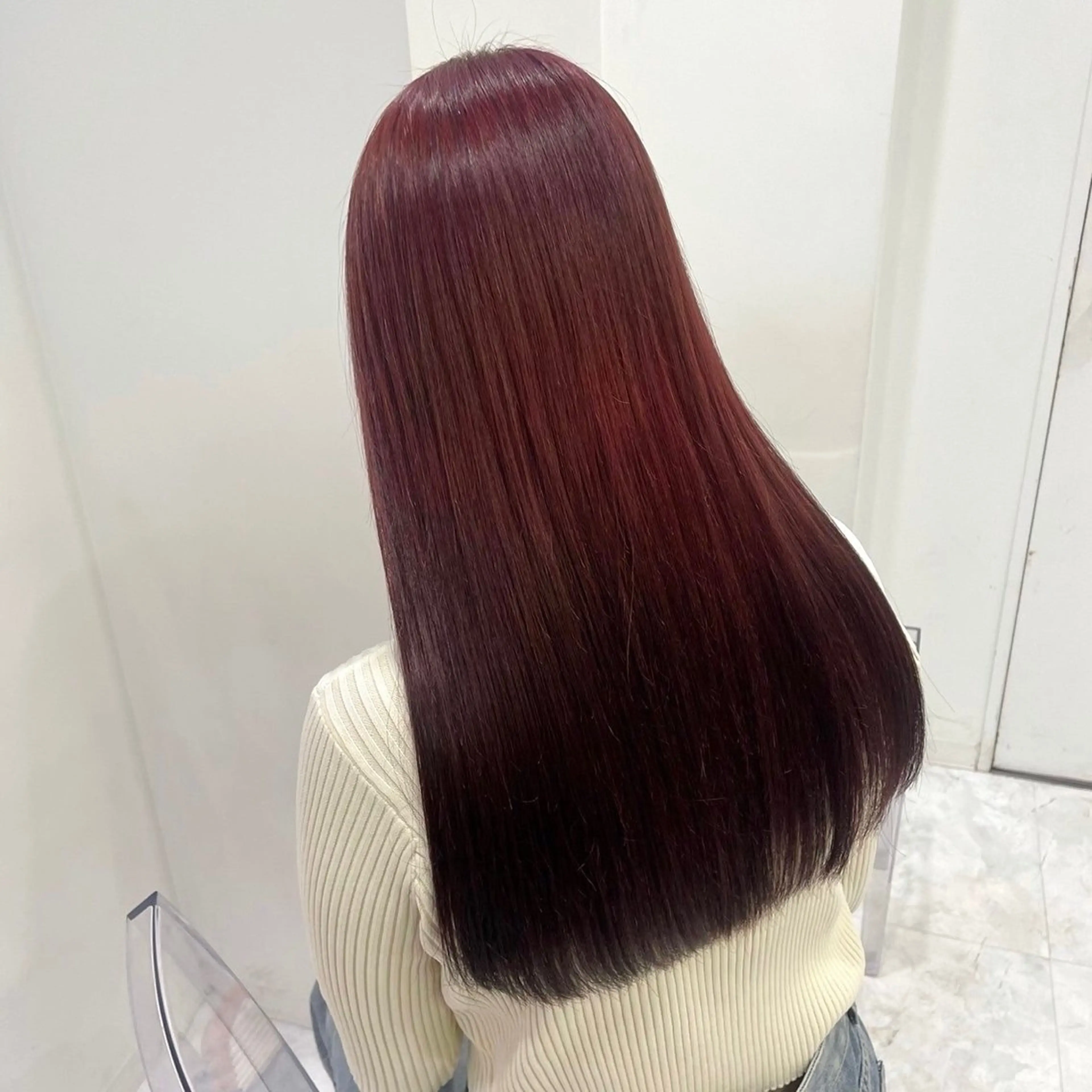 カラー ヘアカラー トリートメント ヘアセット 透明感うる艶カラー 🤍MANAMIのヘアスタイル