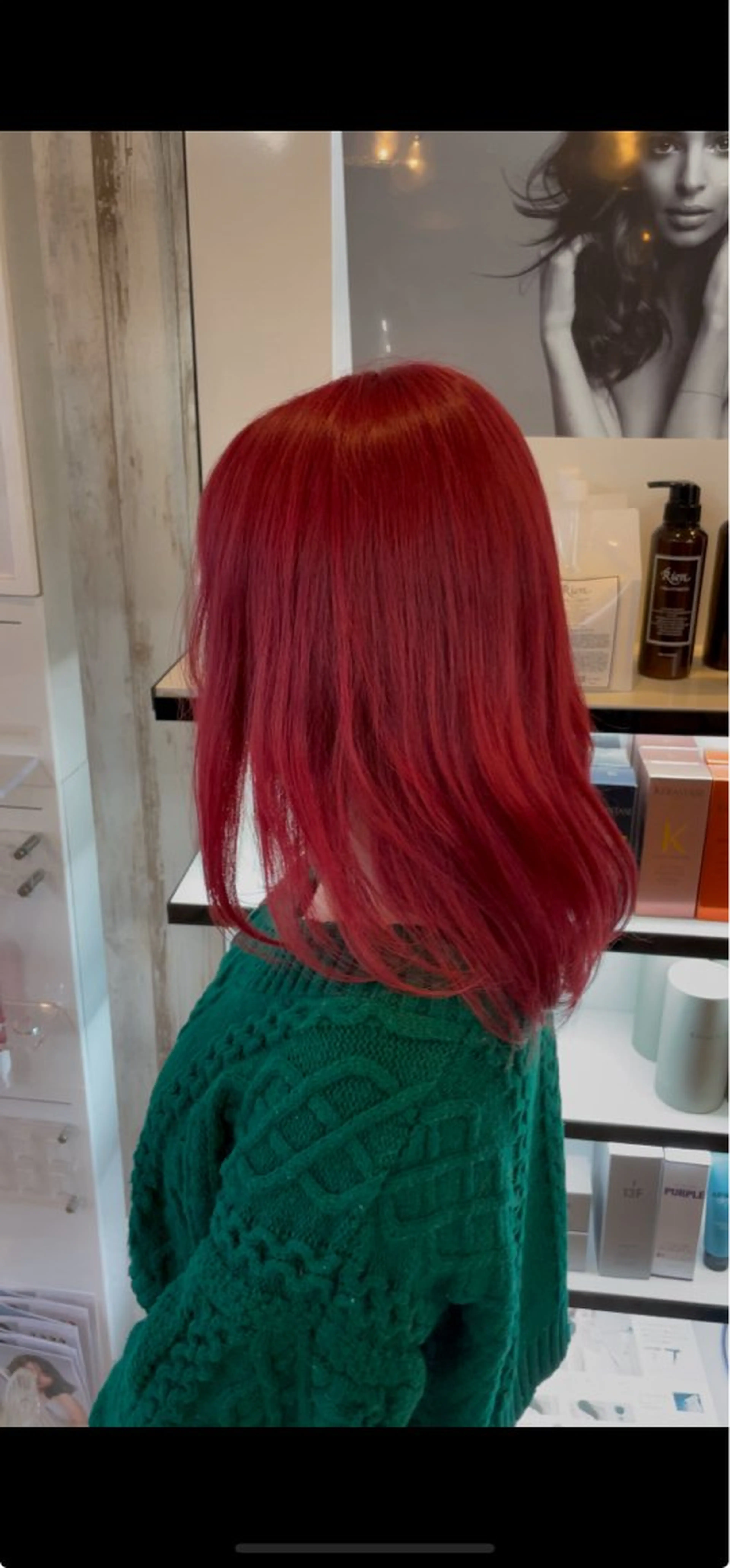 ロング カラー ヘアカラー 飯田 来夢のヘアスタイル