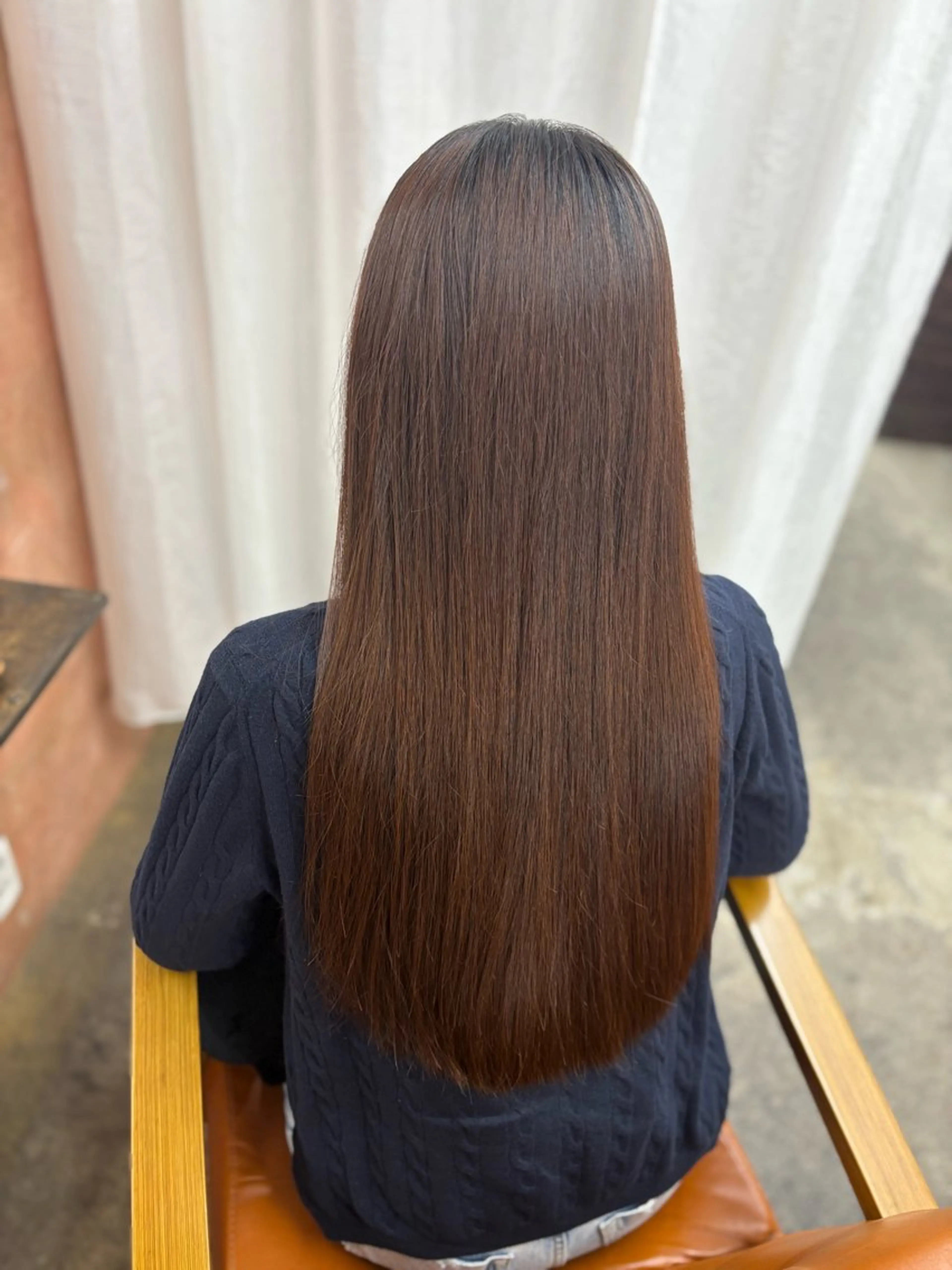 ロング 縮毛矯正 トリートメント Retsu /UniQのヘアスタイル