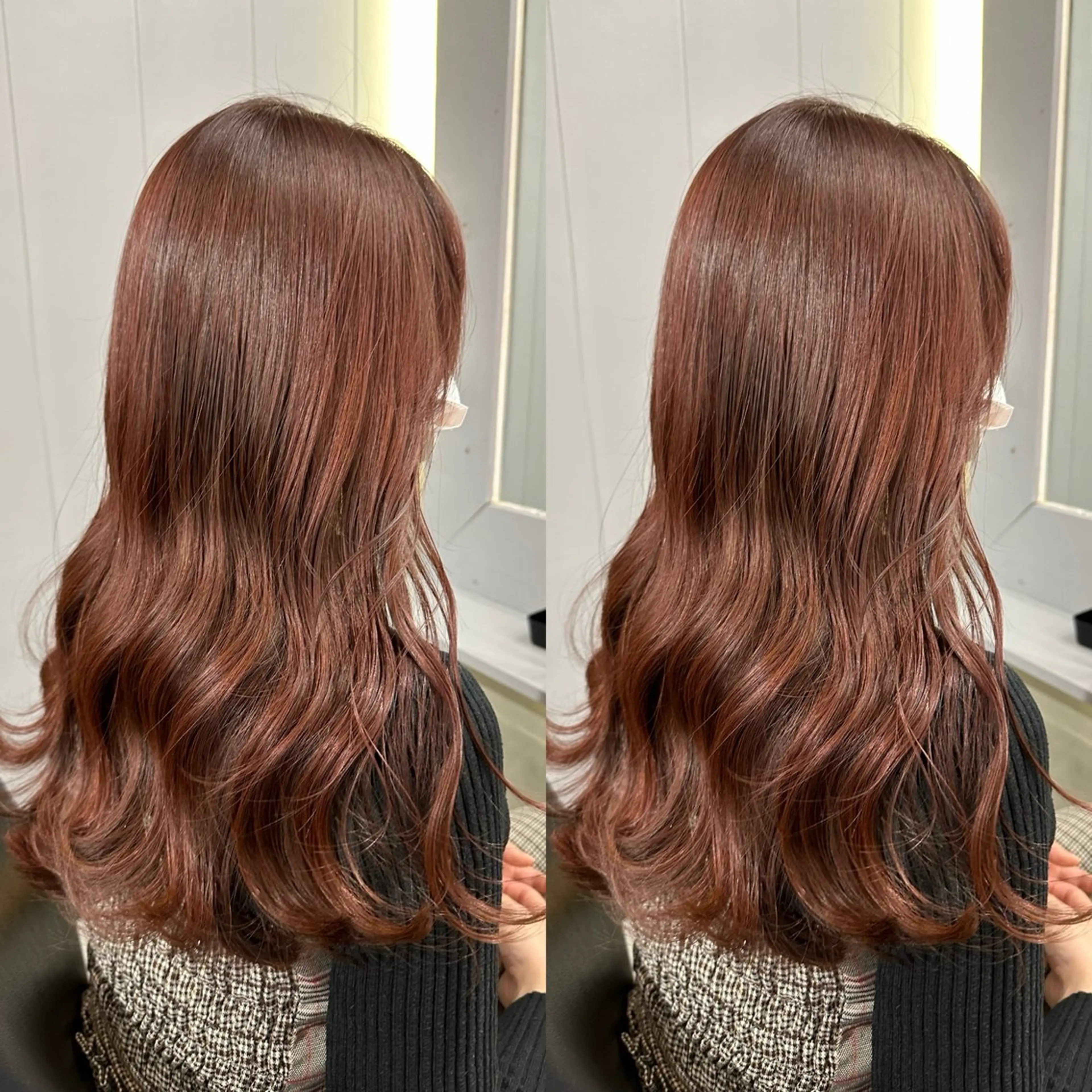 ロング カラー 縮毛矯正×ボブ💎 髪質改善/木下のヘアスタイル