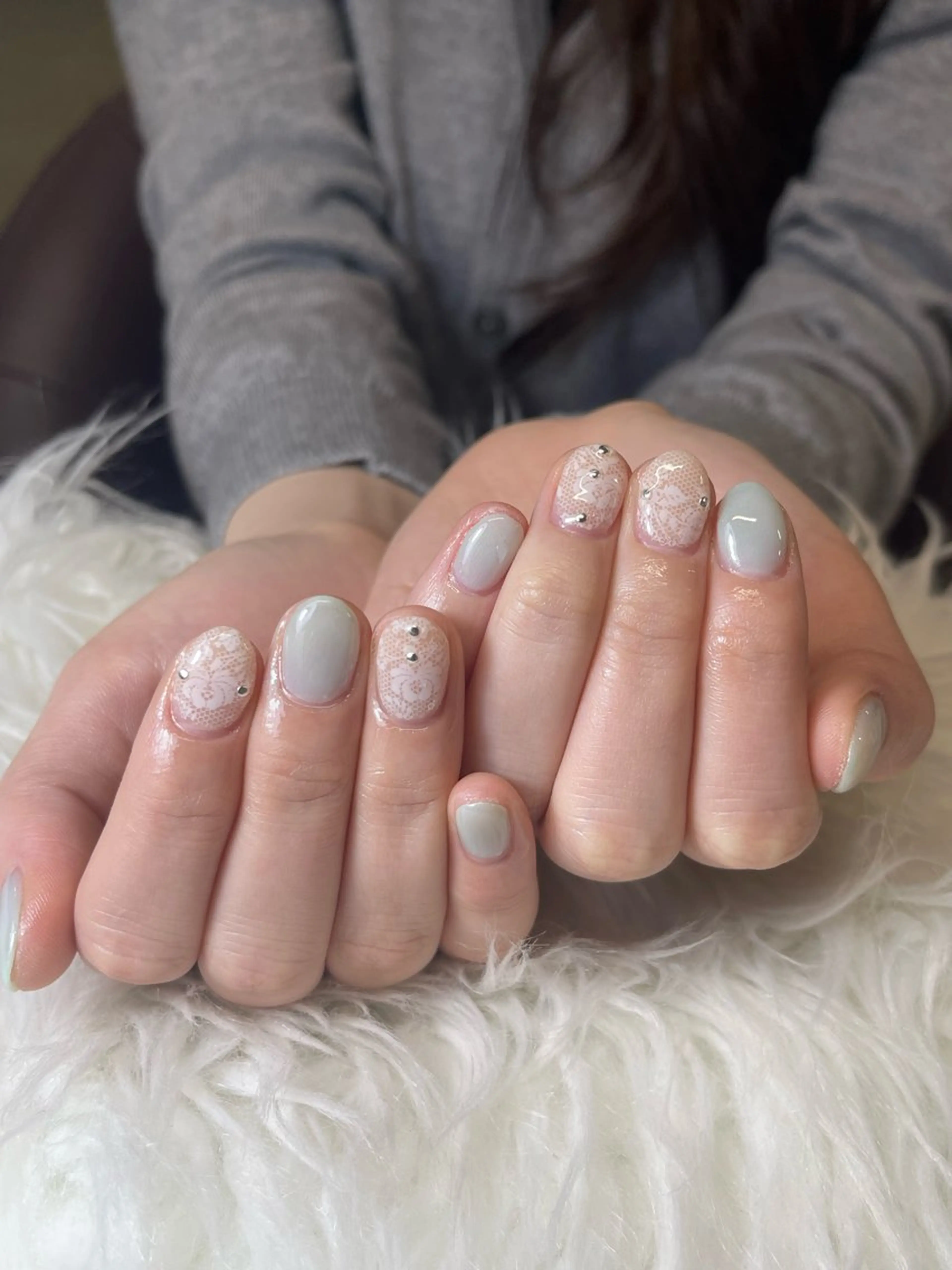 ネイル アートネイル ストーンネイル ネイルチップ ハンドネイル NiJi Nailsのネイルデザイン