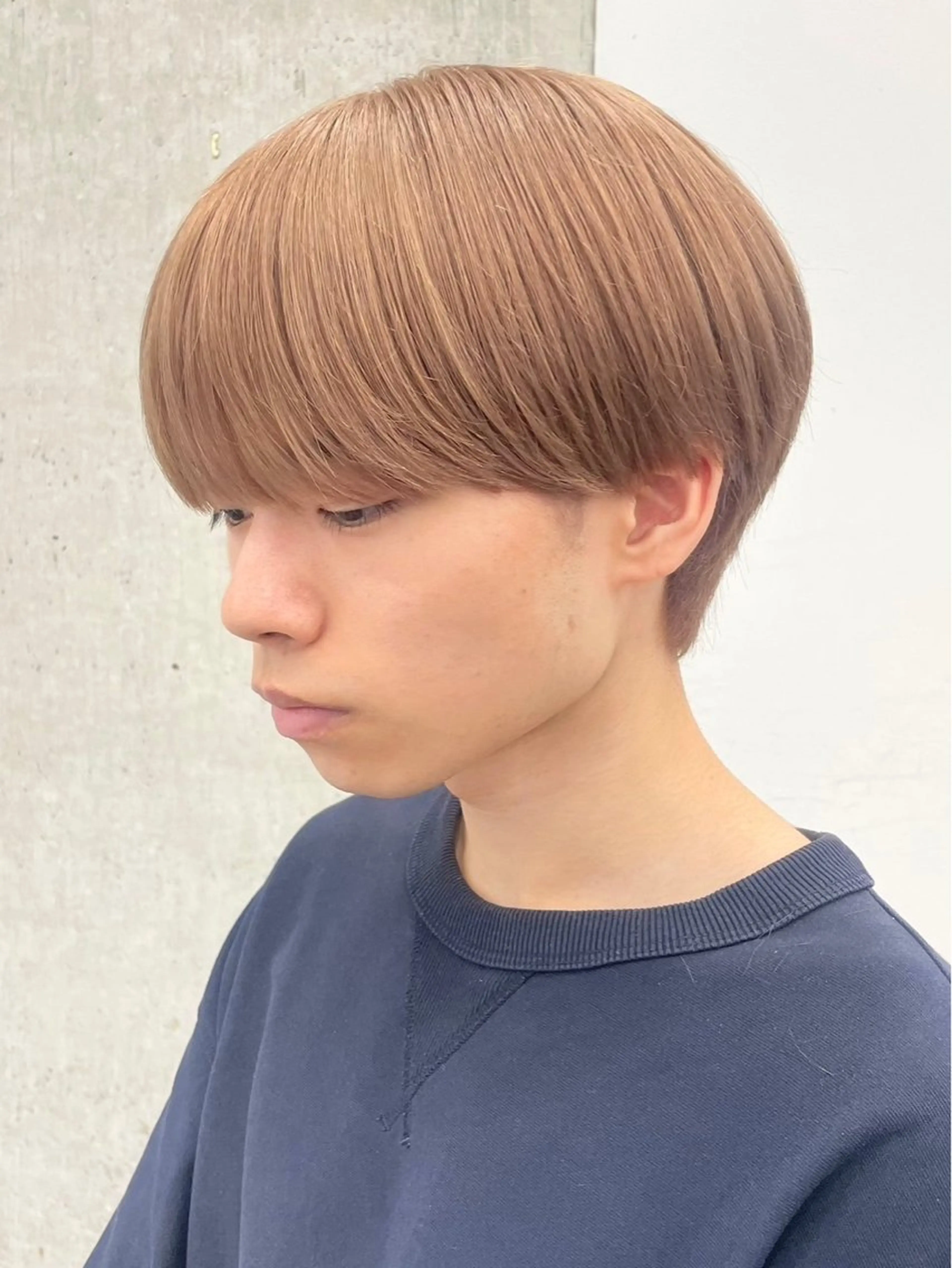 ショート メンズ マッシュ 刈り上げ ハイライト🌟/ ボブ/豊田のヘアスタイル