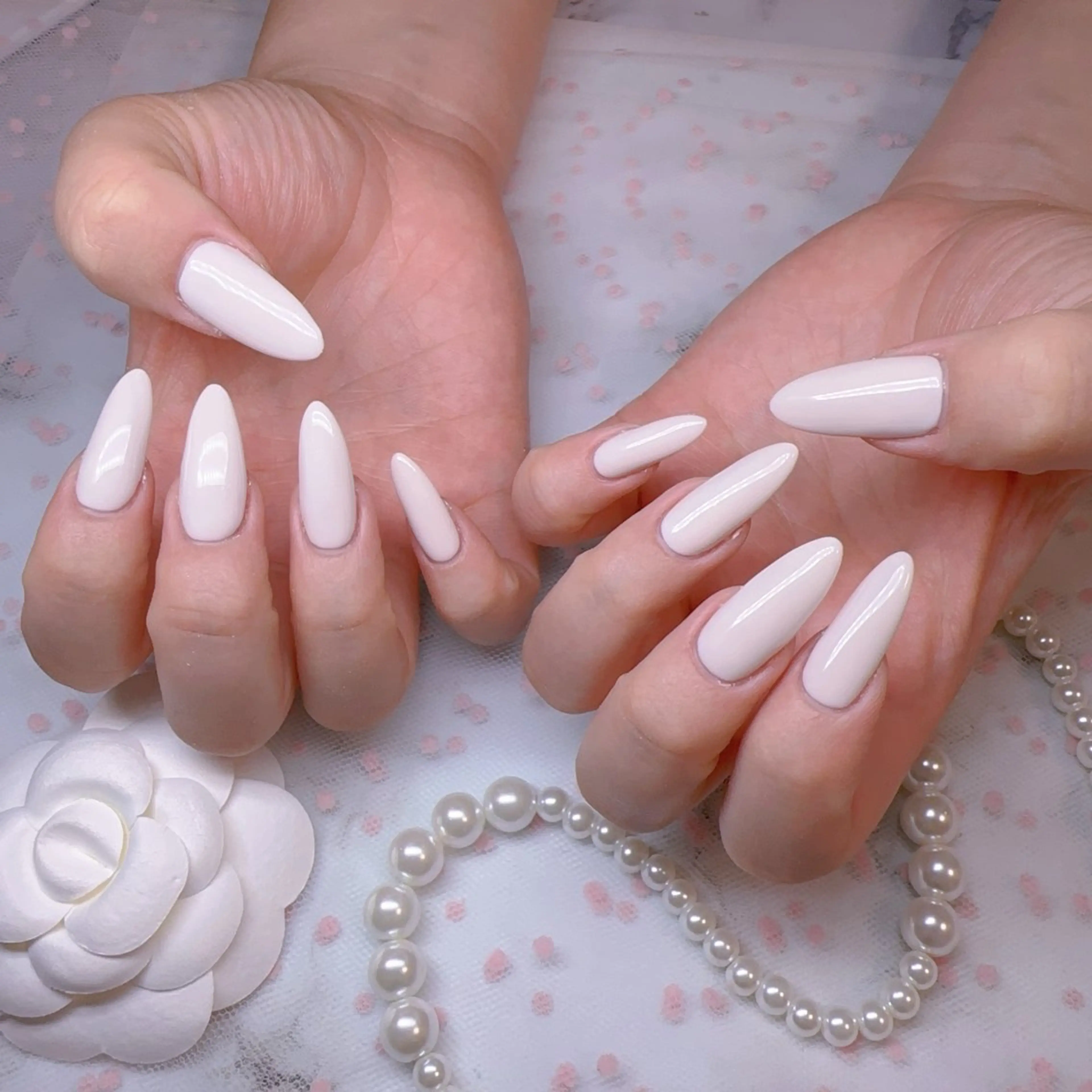 ネイル オーロラネイル 長さ出し フットネイル 韓国ネイル ラメ(グリッター) ハンドネイル Belle nail salon 新小岩のネイルデザイン