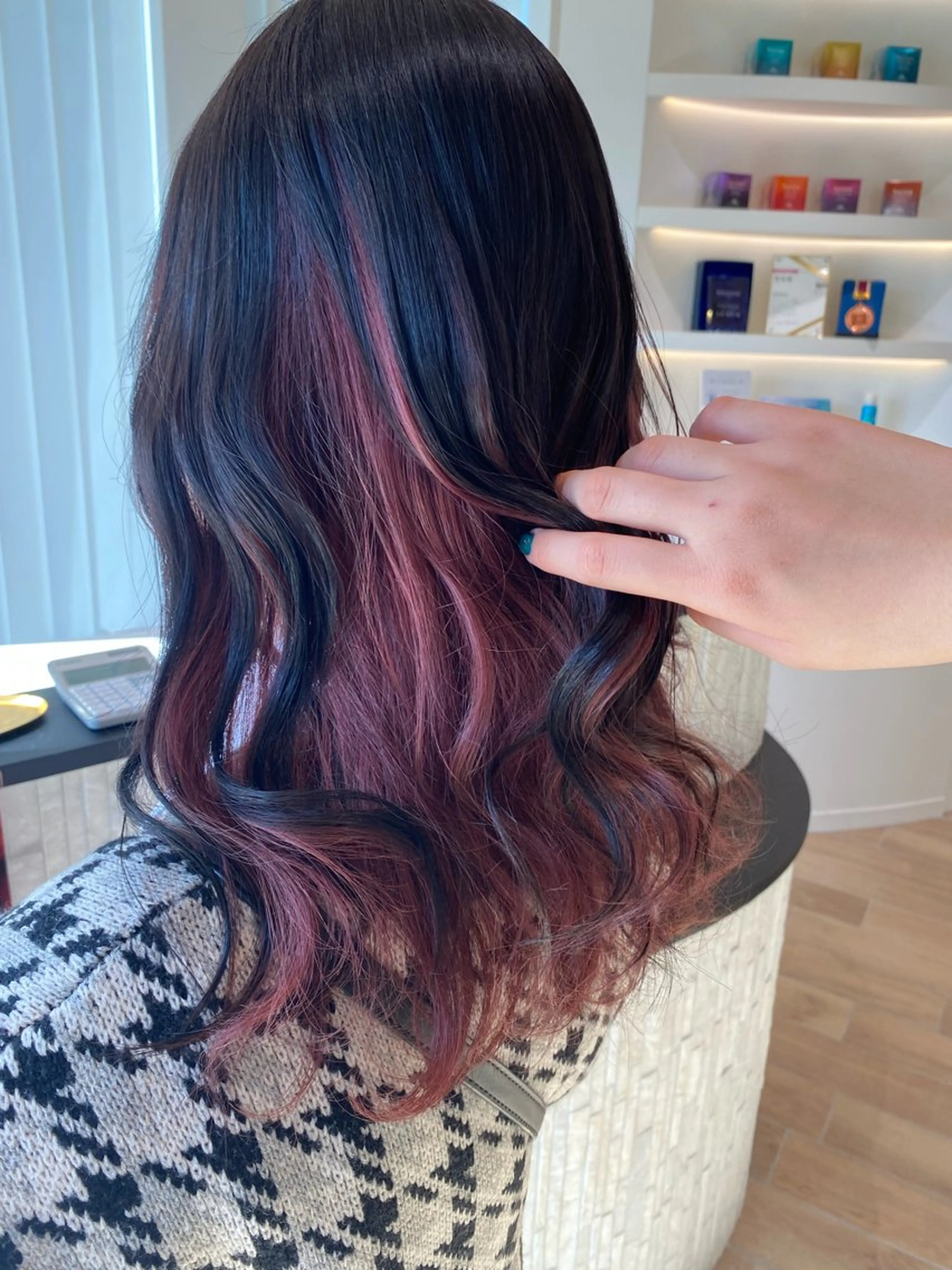 セミロング カラー は る か モデル募集中のヘアスタイル