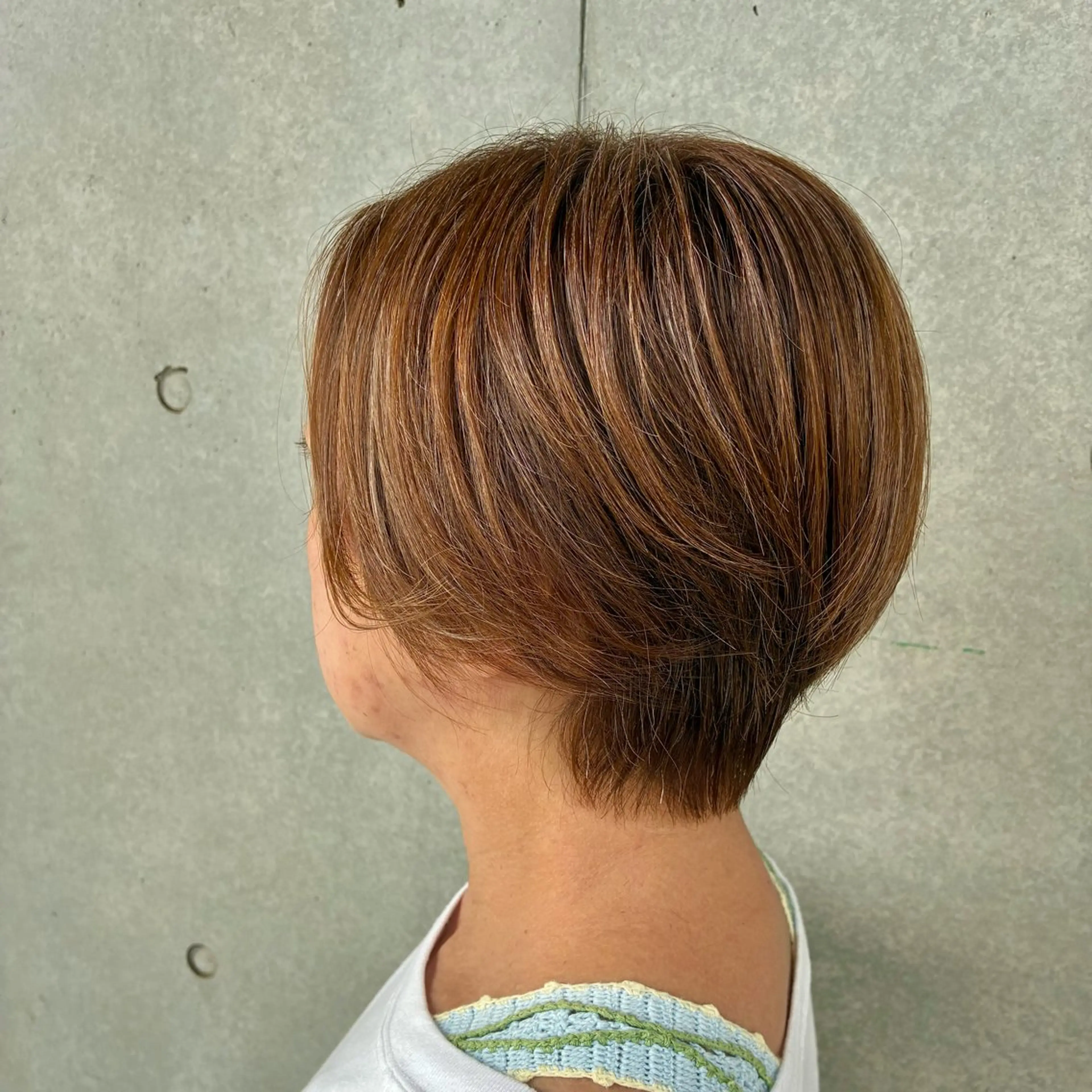 ショート カラー ショートヘア ヘアカラー 遠藤姫花 𝒂𝒔𝒉草加𓂃のヘアスタイル