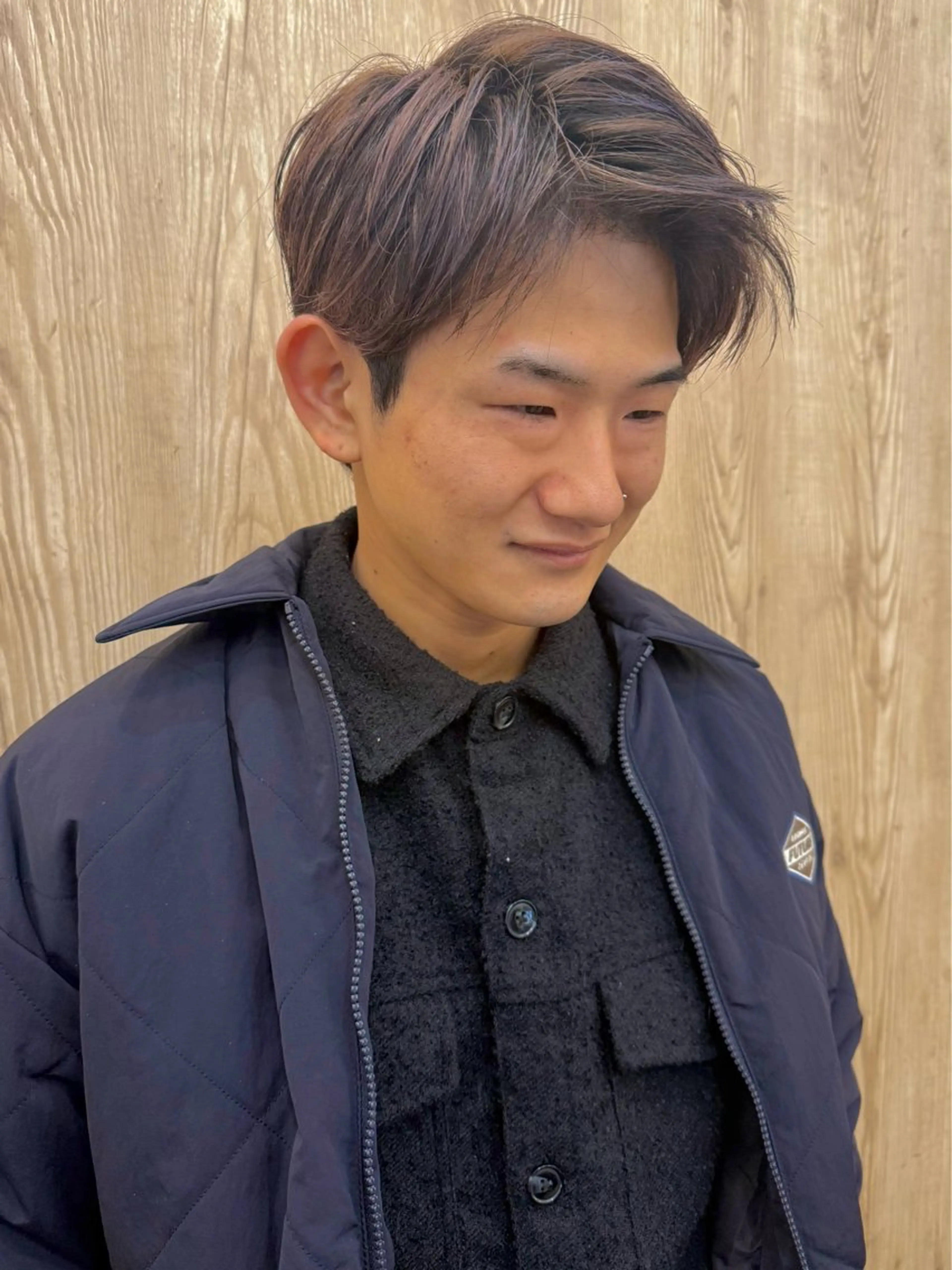 メンズ メンズハイライト 山崎 優也【メンズカット】のヘアスタイル