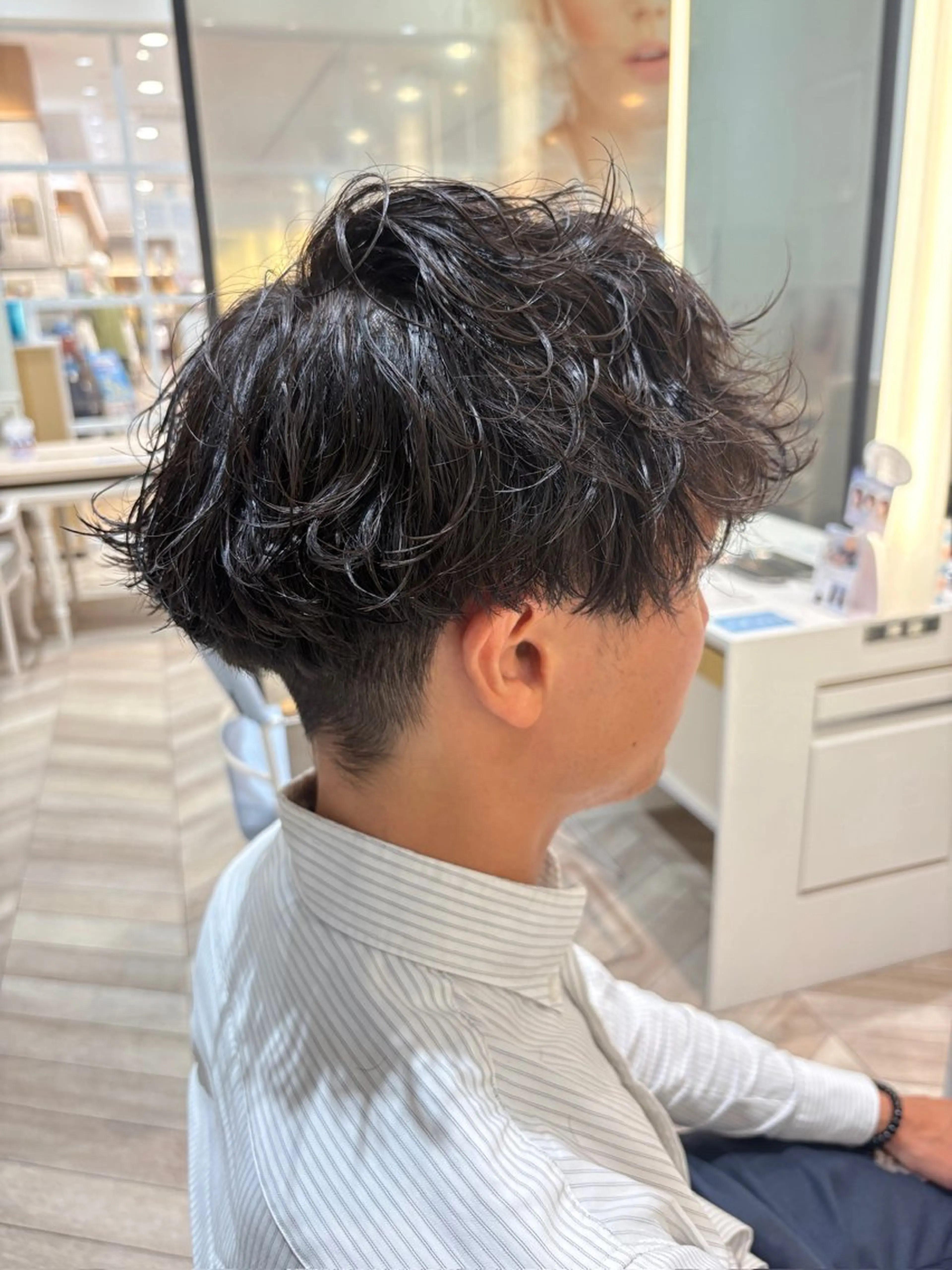 ミディアム ミディアムパーマ ✨垢抜け×大日イオン ×似合わせ井谷拓馬のヘアスタイル