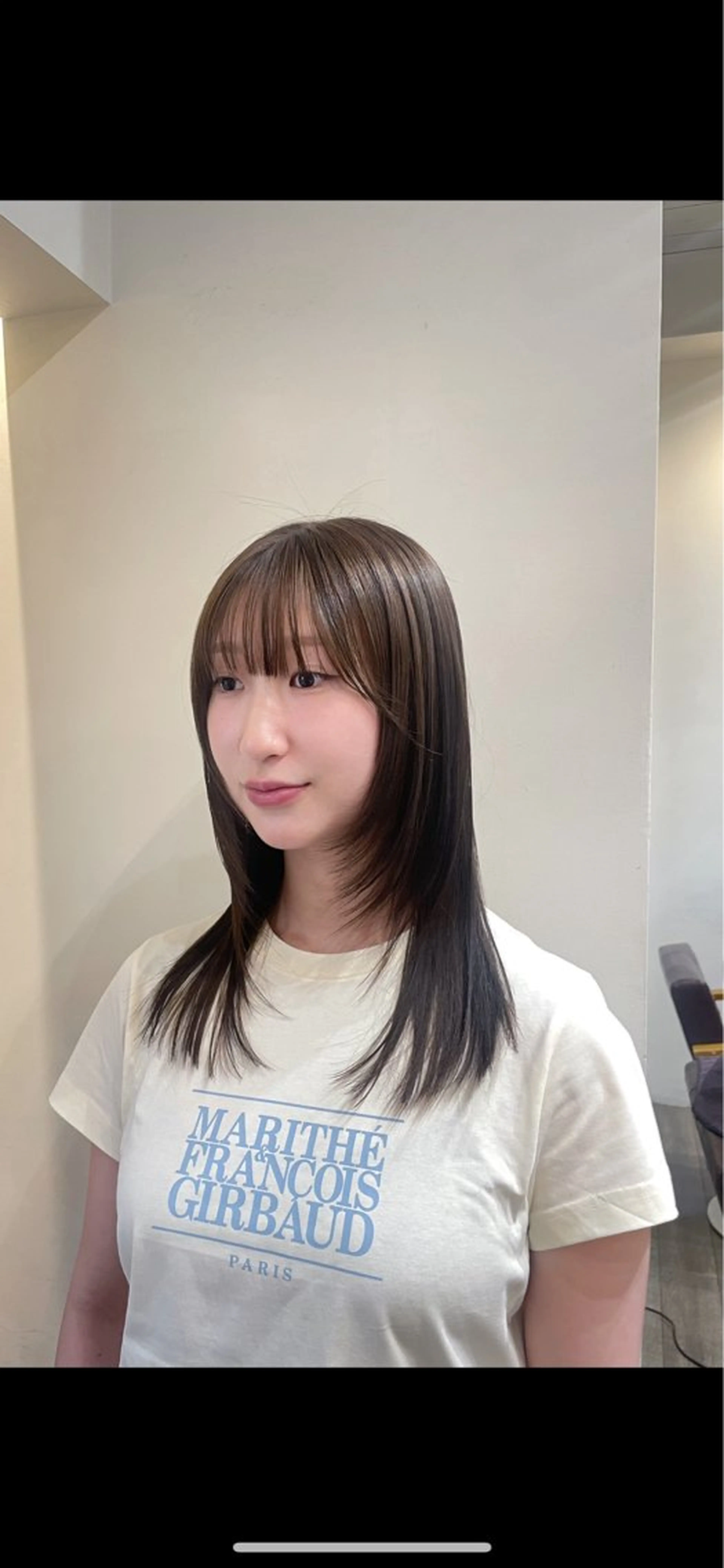 セミロング カラー 透明感カラー ヘアカラー CIECA. suzukaのヘアスタイル