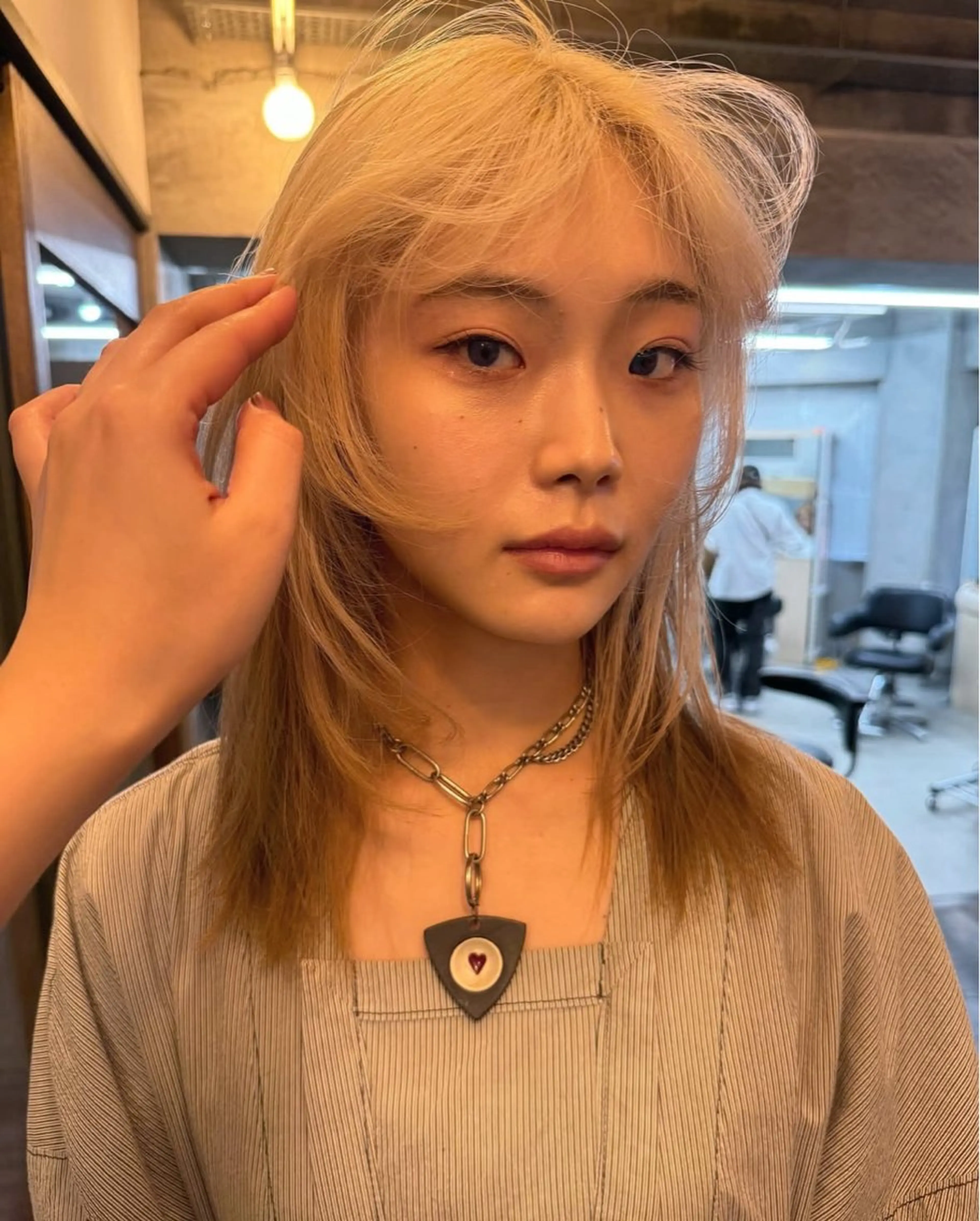 ミディアム ヘアカラー misa___boo MISAのヘアスタイル