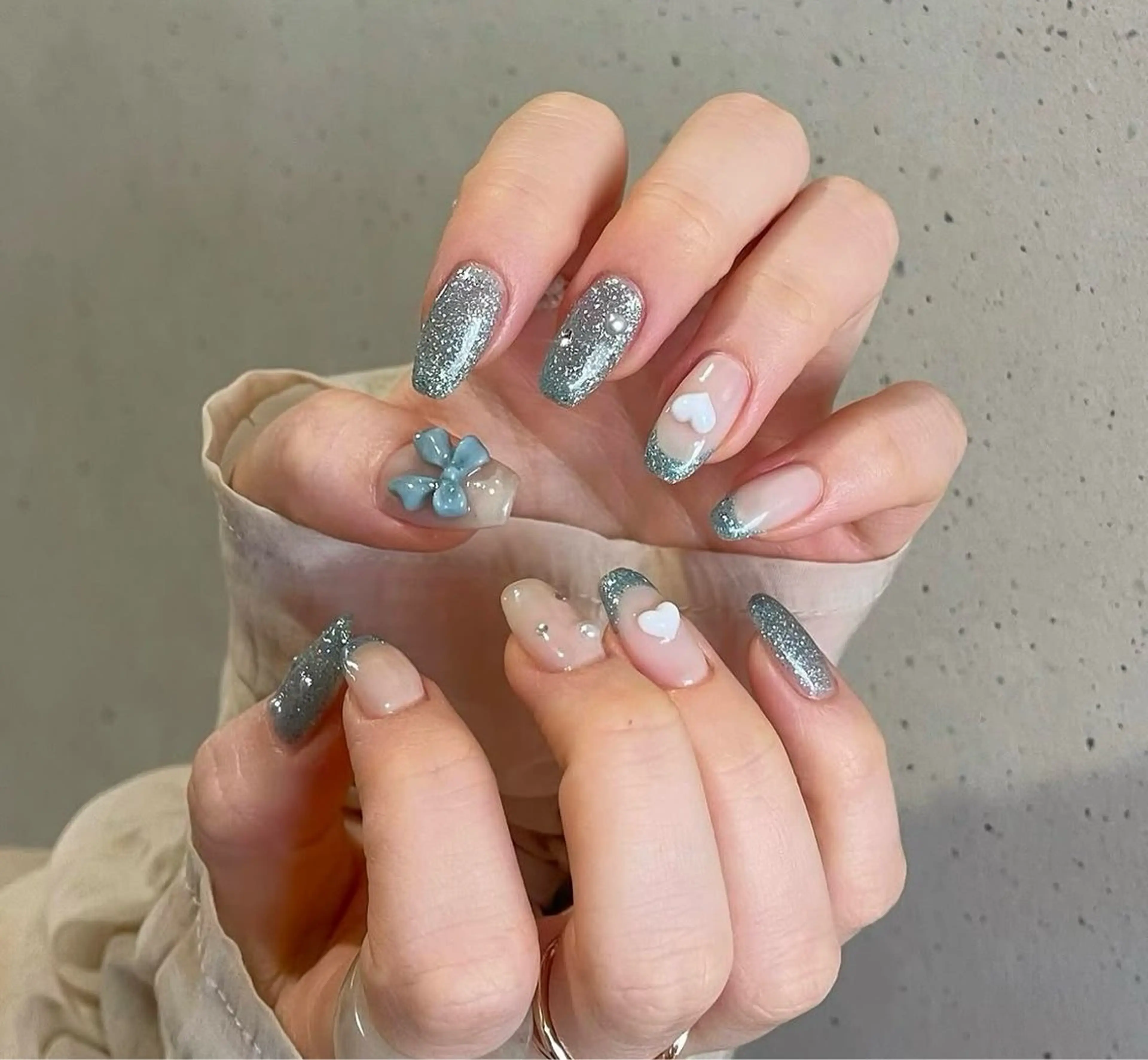 チップ長さ出し10本ワンカラー,グラデーション🙆‍♀️当店オフ無料🙆‍♀️の写真