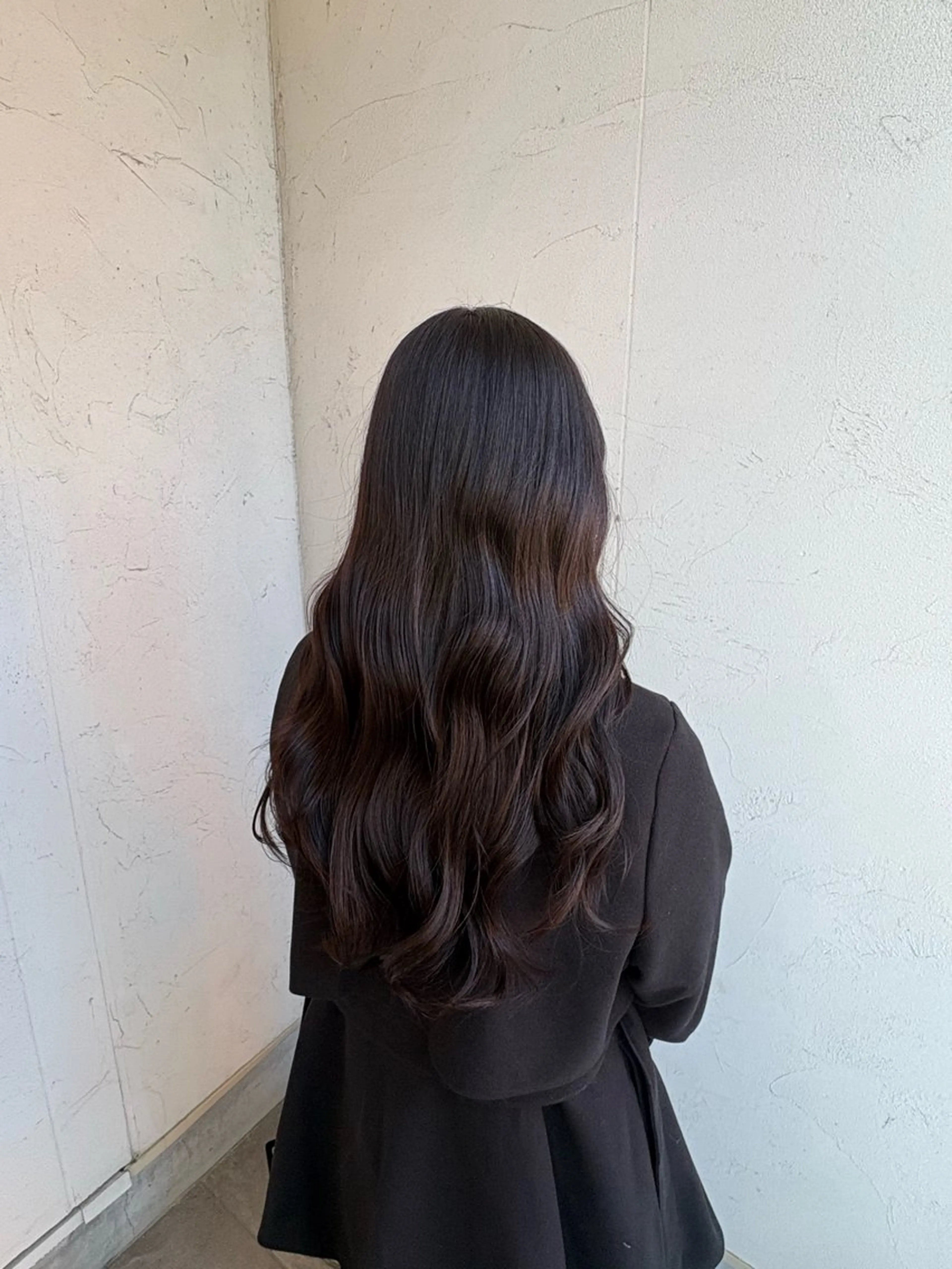 ロング カラー グレージュ 加藤 七夕奈のヘアスタイル