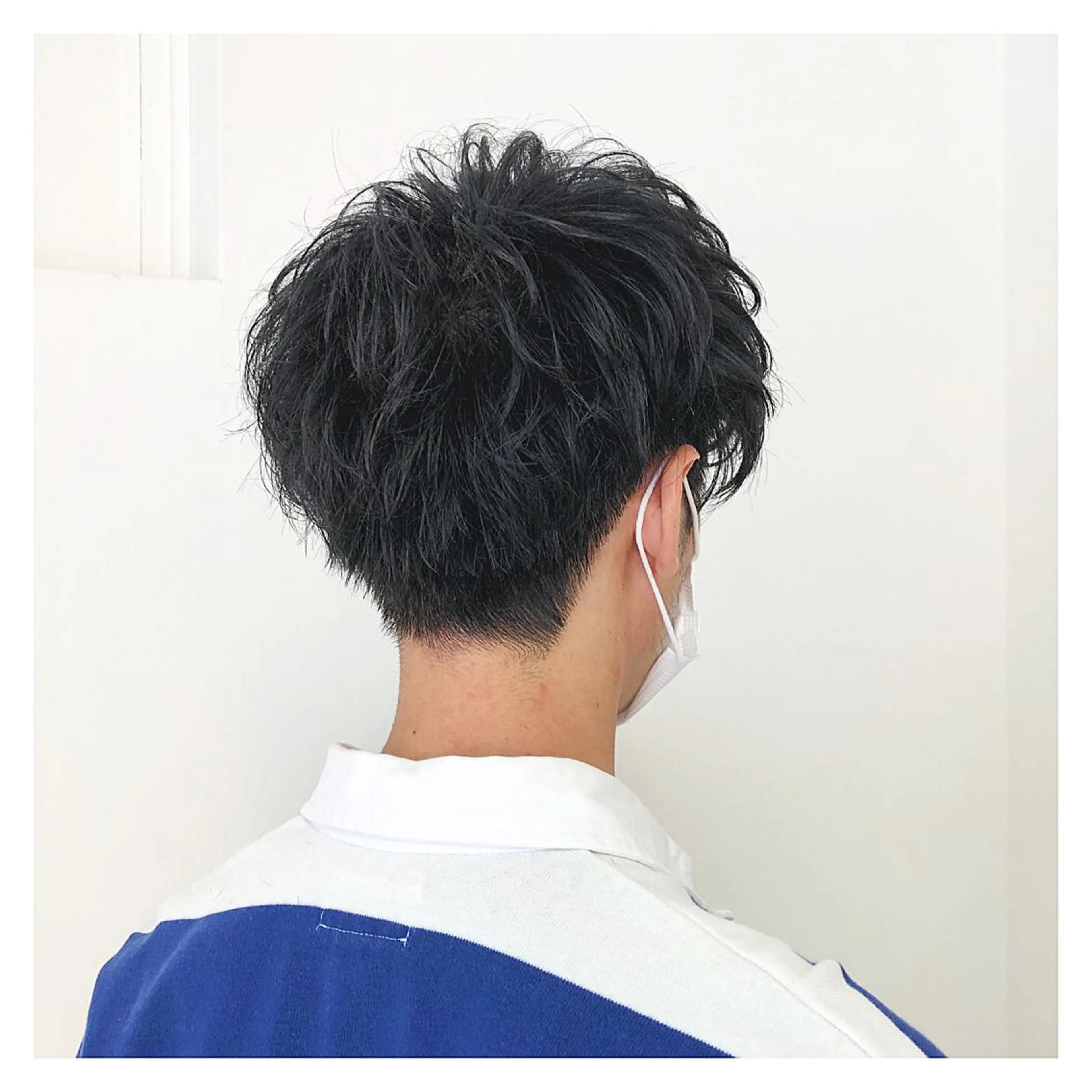 ショート パーマ メンズ 癖毛、多毛の方歓迎 三浦　麻衣のヘアスタイル