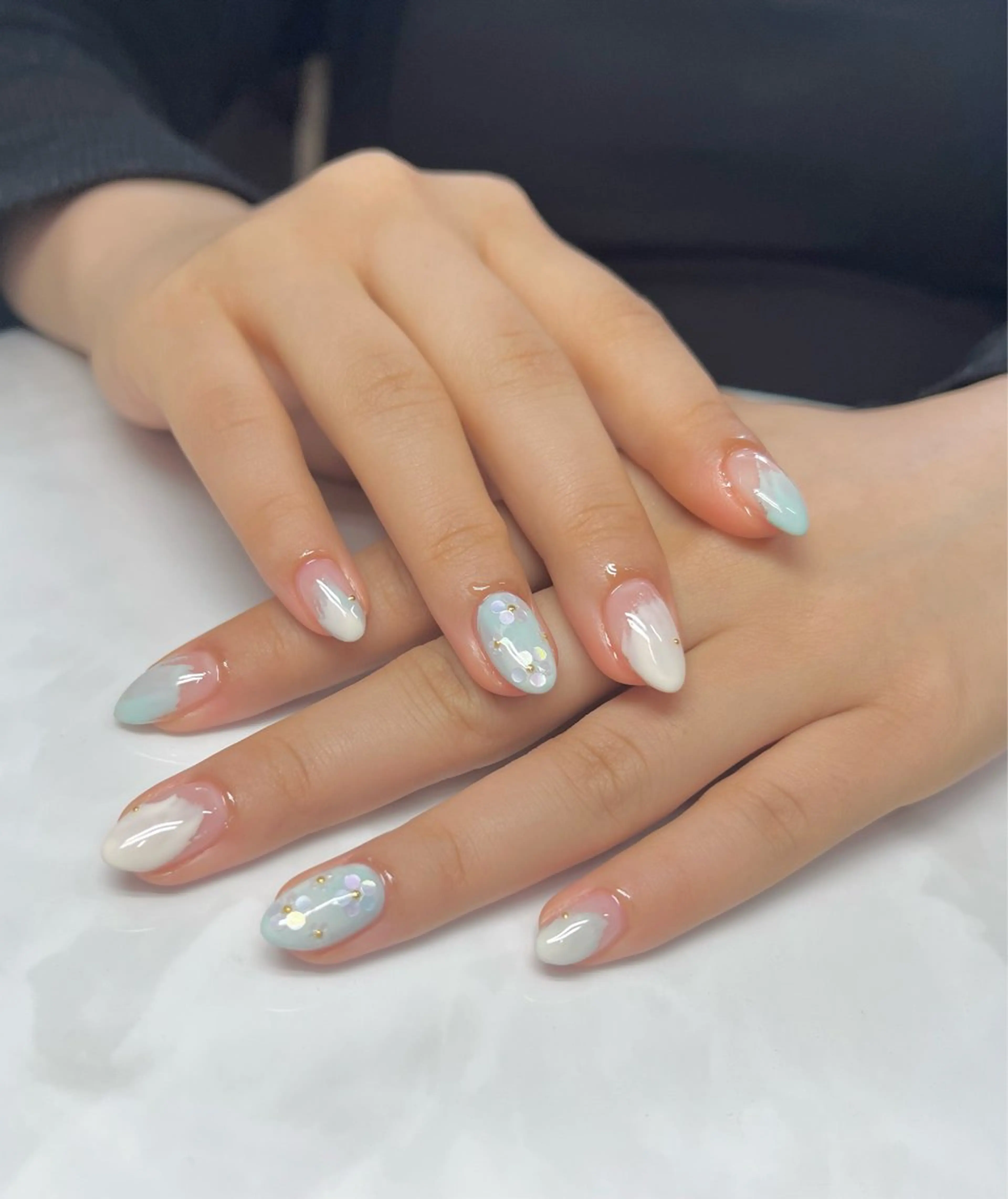 ネイル AISAフィル× ハードモチ最強のネイルデザイン