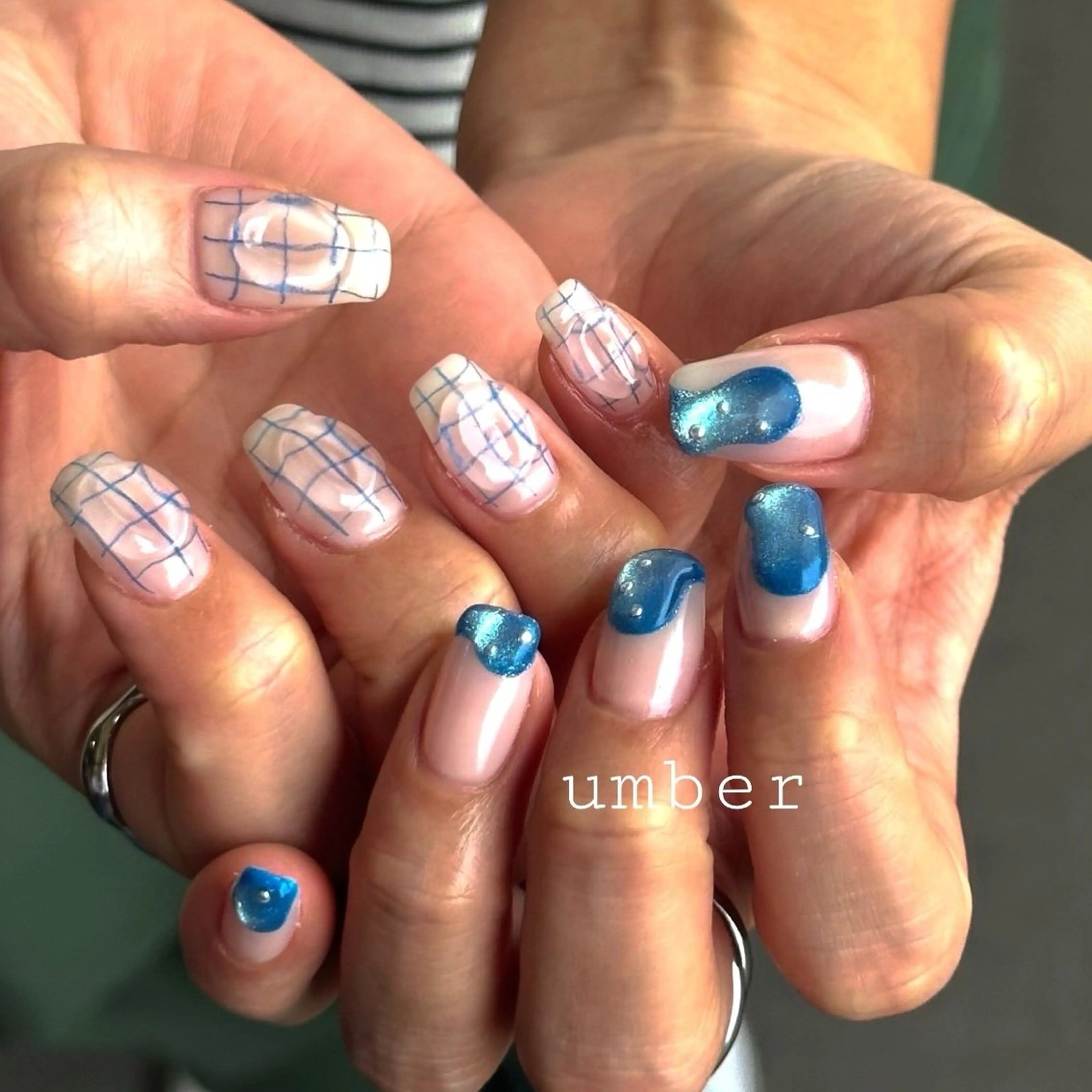 ネイル ハンドネイル umber 三茶1分のネイルデザイン