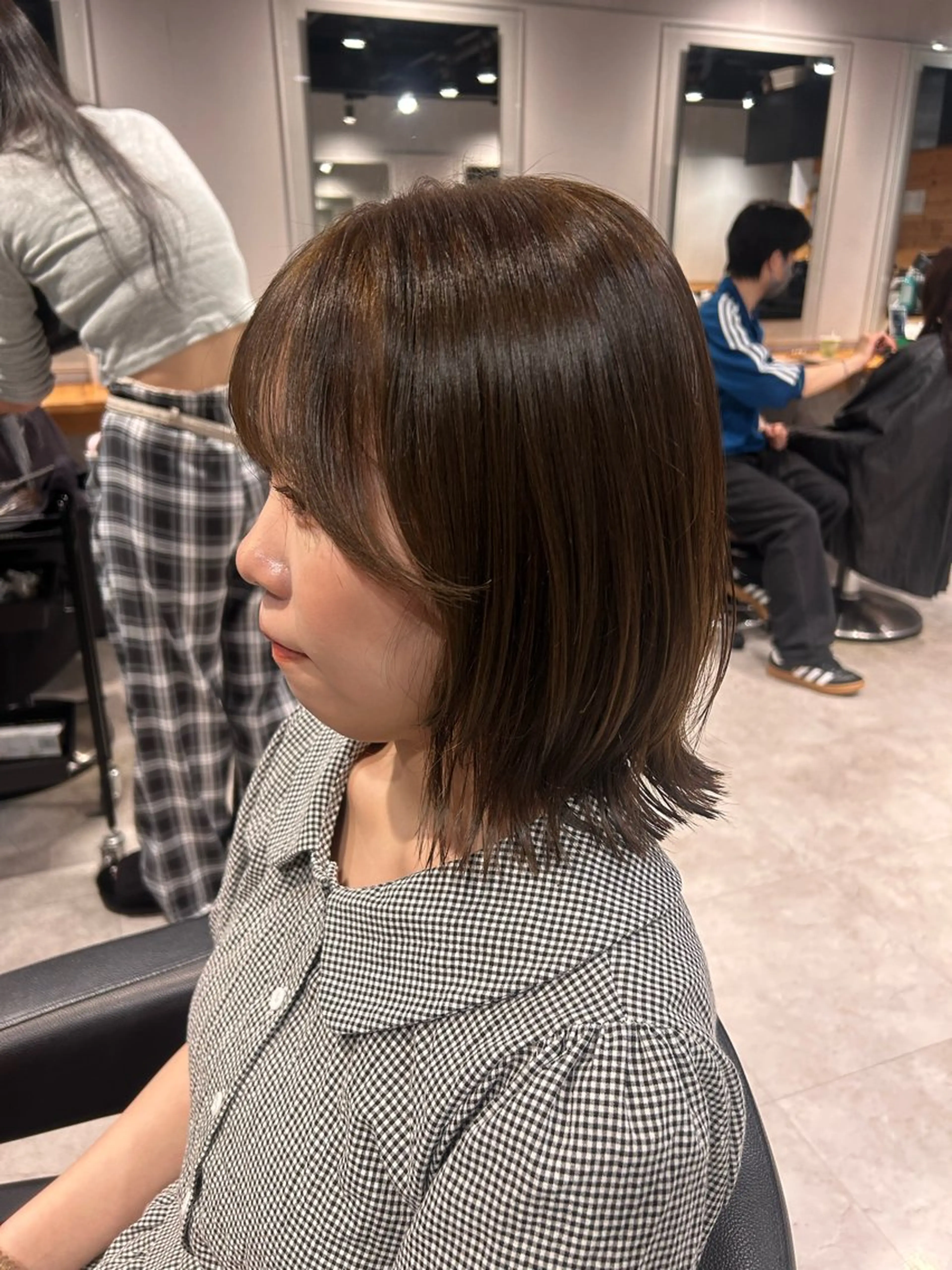 ミディアム カット ヘアカラー ヘッドスパ レイヤーStyle 🪽菜々実のヘアスタイル