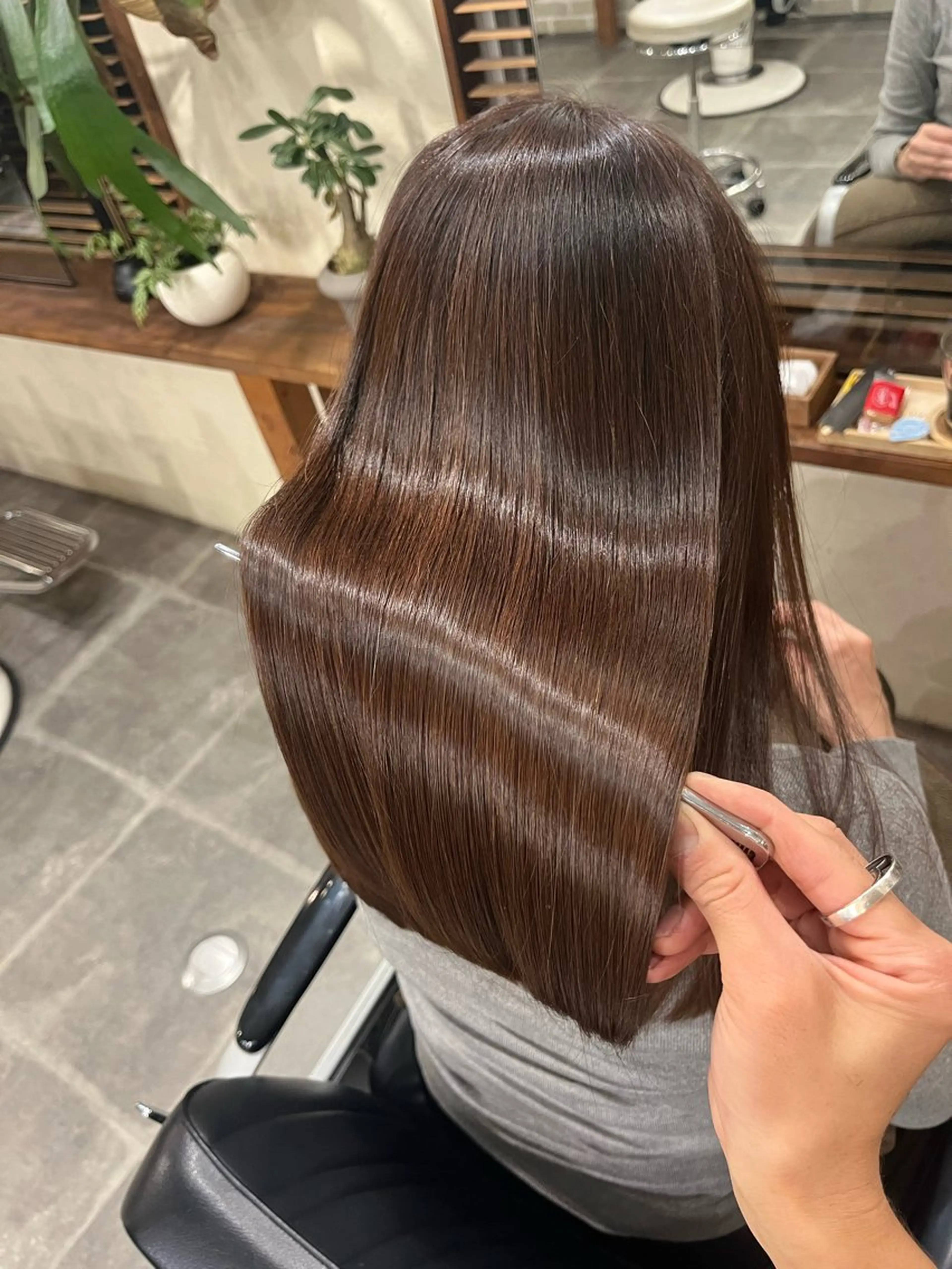 特別メニュー　髪質改善ストレート×プレミアムトリートメント(カット込み)の写真