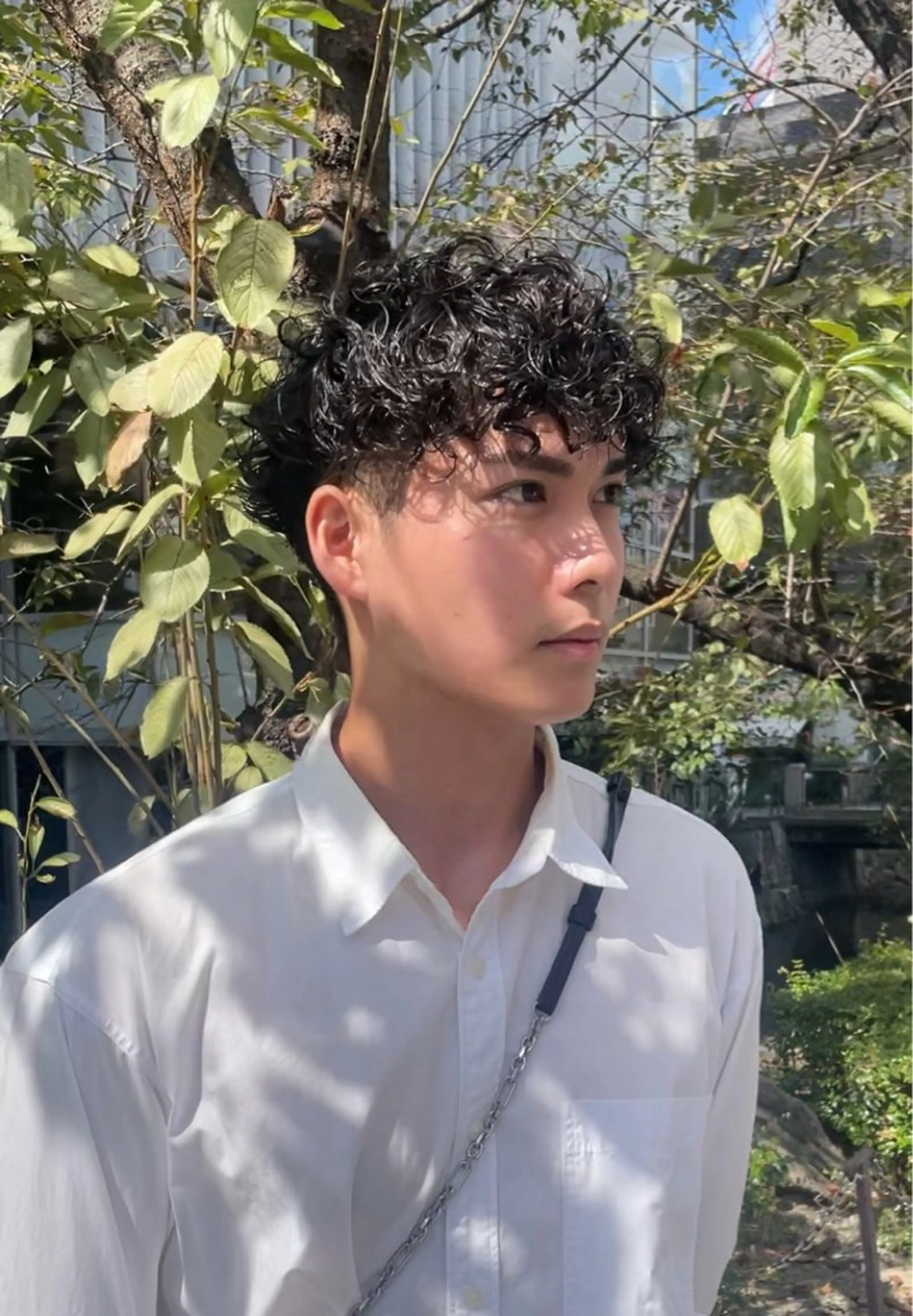 ミディアム パーマ メンズ 野本光一朗/メンズ/ メンズパーマのヘアスタイル