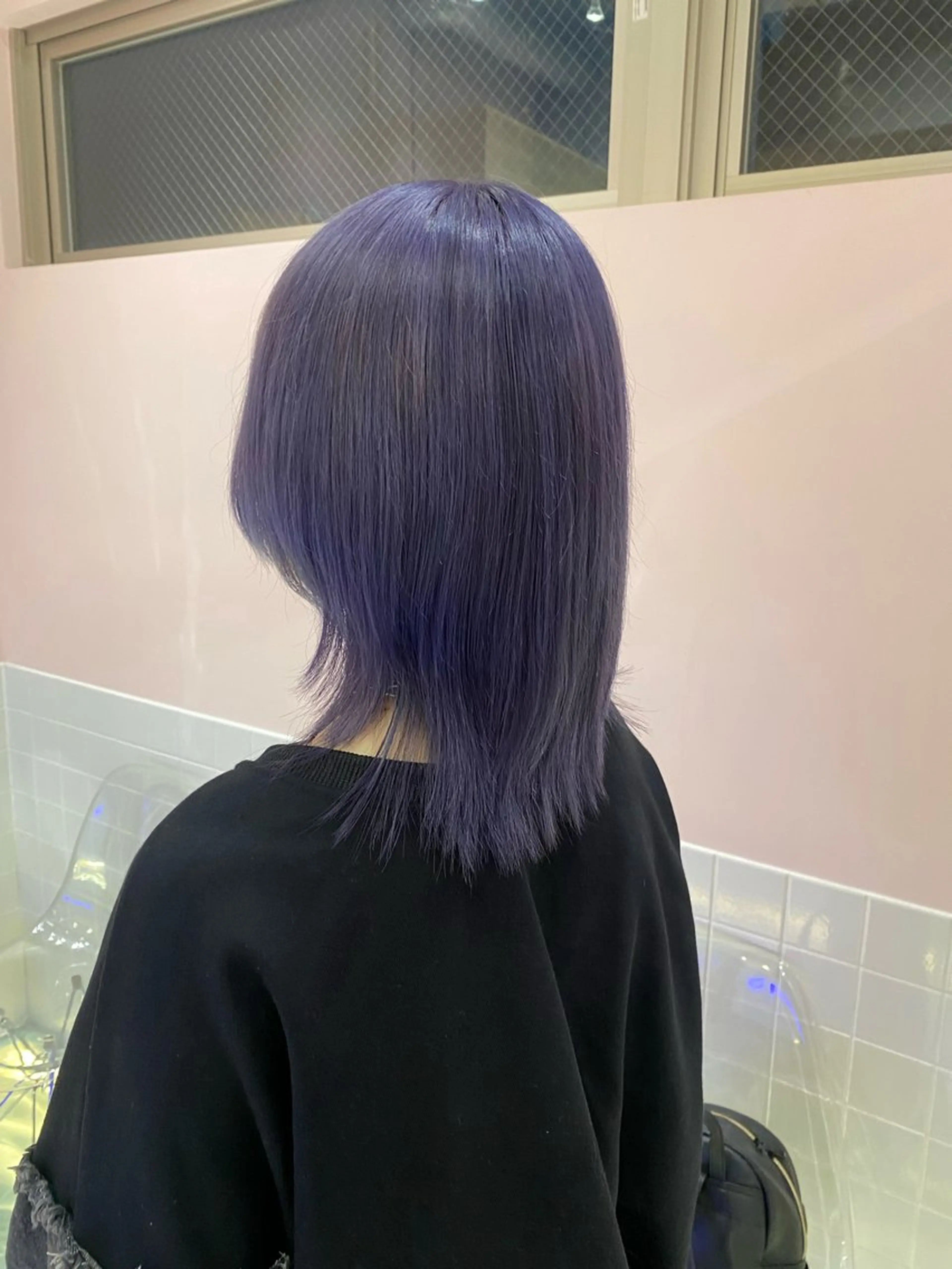 ミディアム カラー 美優🦕ツヤ髪 /ハイトーン🩶のヘアスタイル