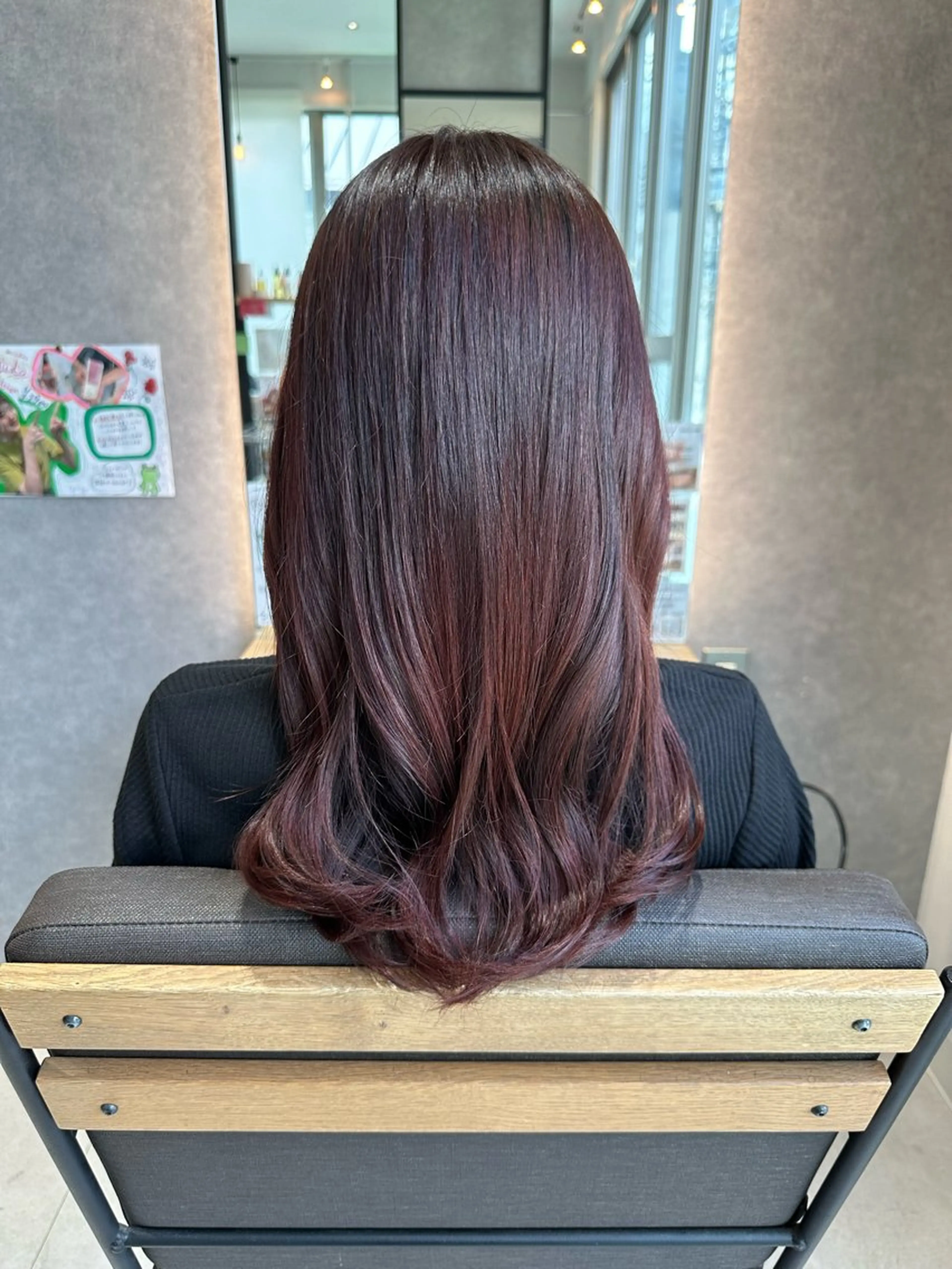 ミディアム カラー 🍜のばた 🍜のヘアスタイル