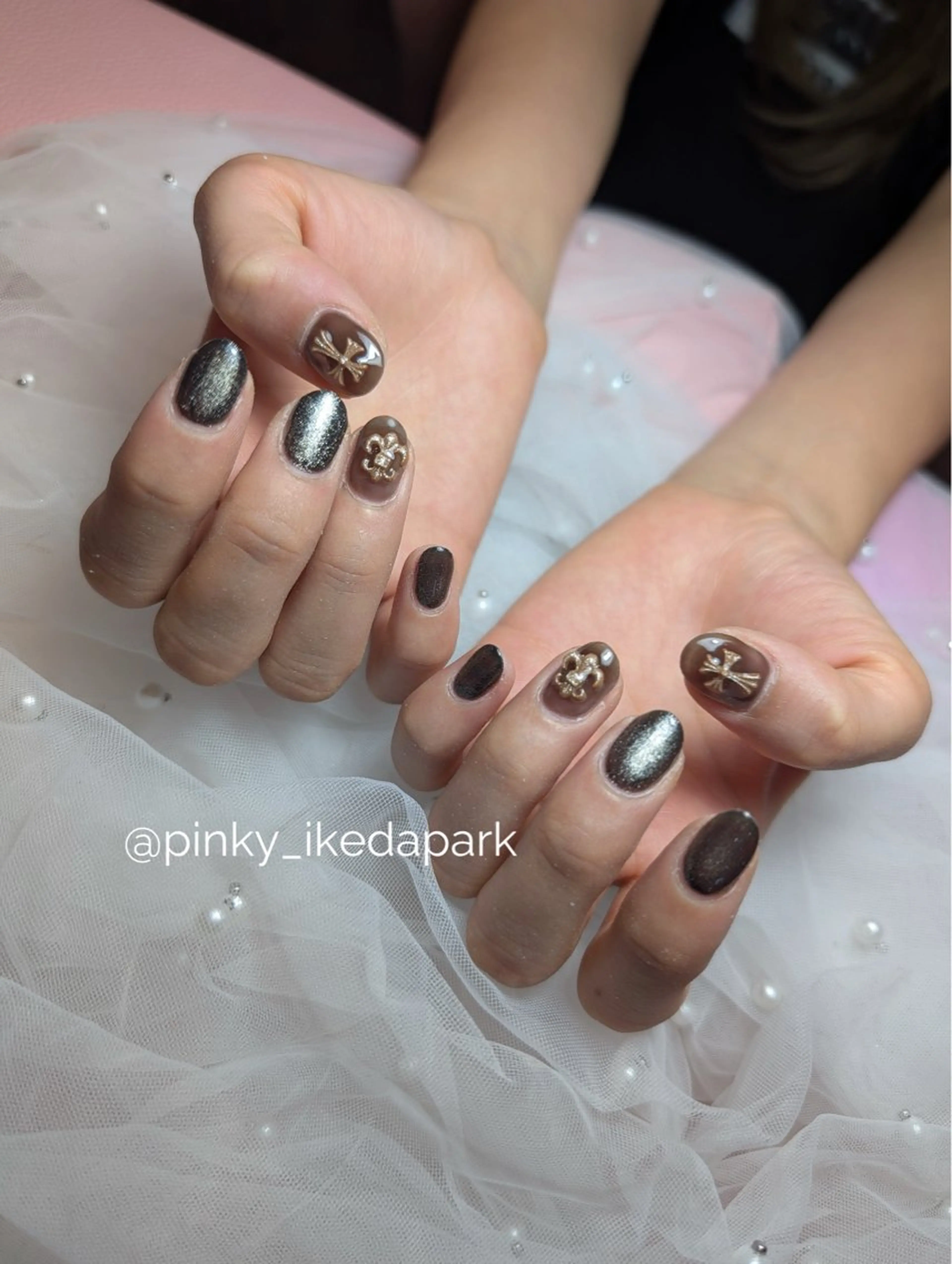 ネイル ハンドネイル ピンキー 池田公園店のネイルデザイン