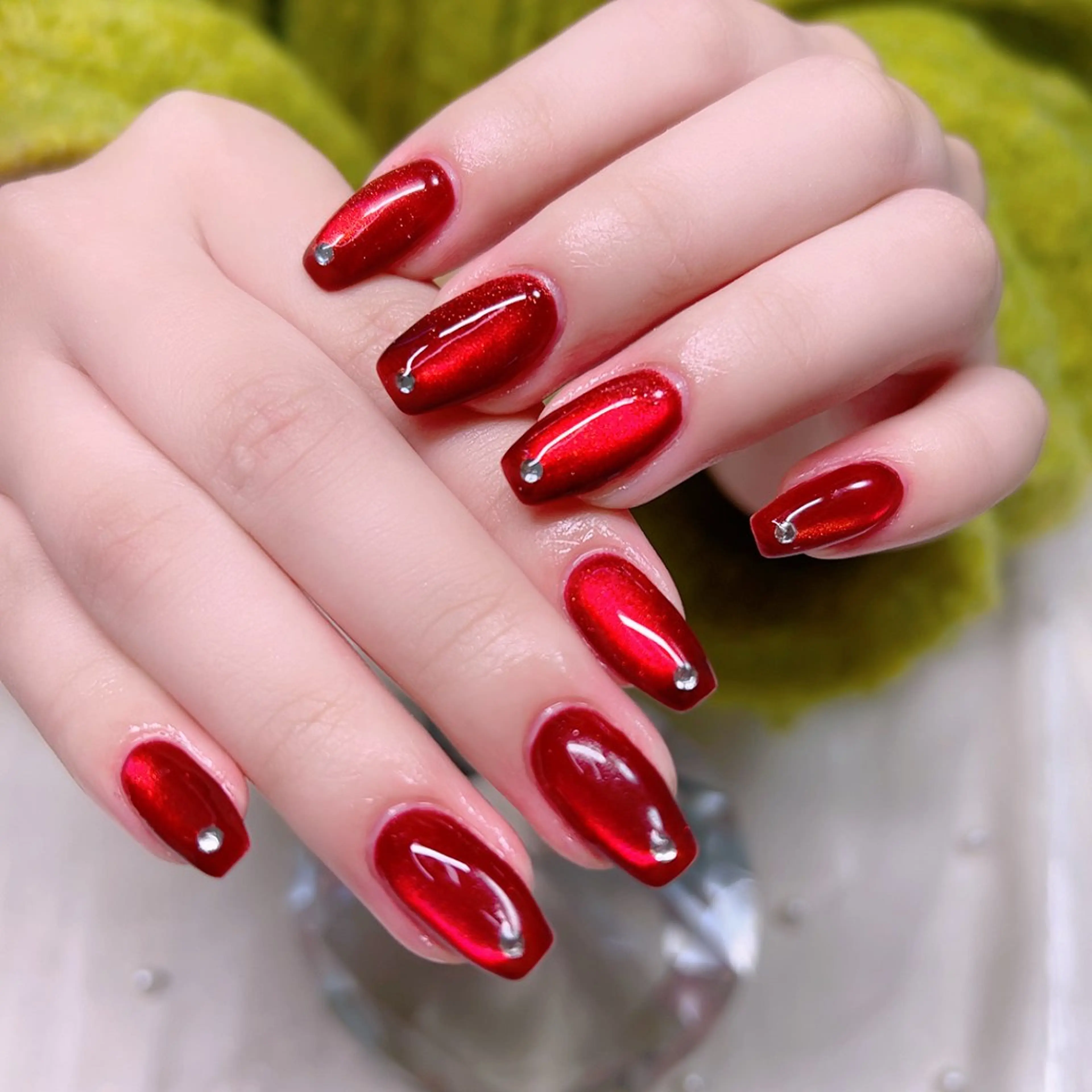 ネイル マグネットネイル ハンドネイル Cute Tips nailのネイルデザイン