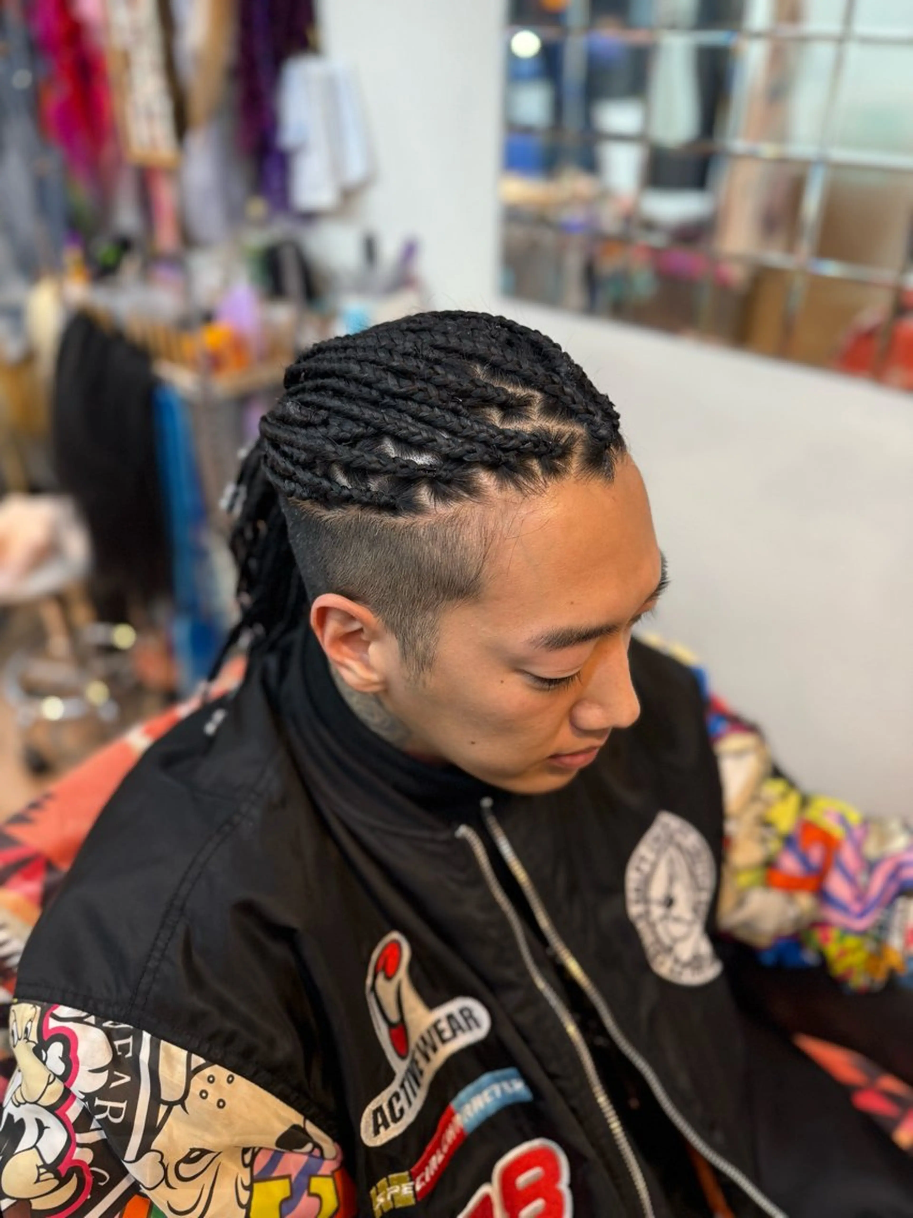 ミディアム メンズ エクステ scamp所属・scamp⭐️ さくらのヘアスタイル