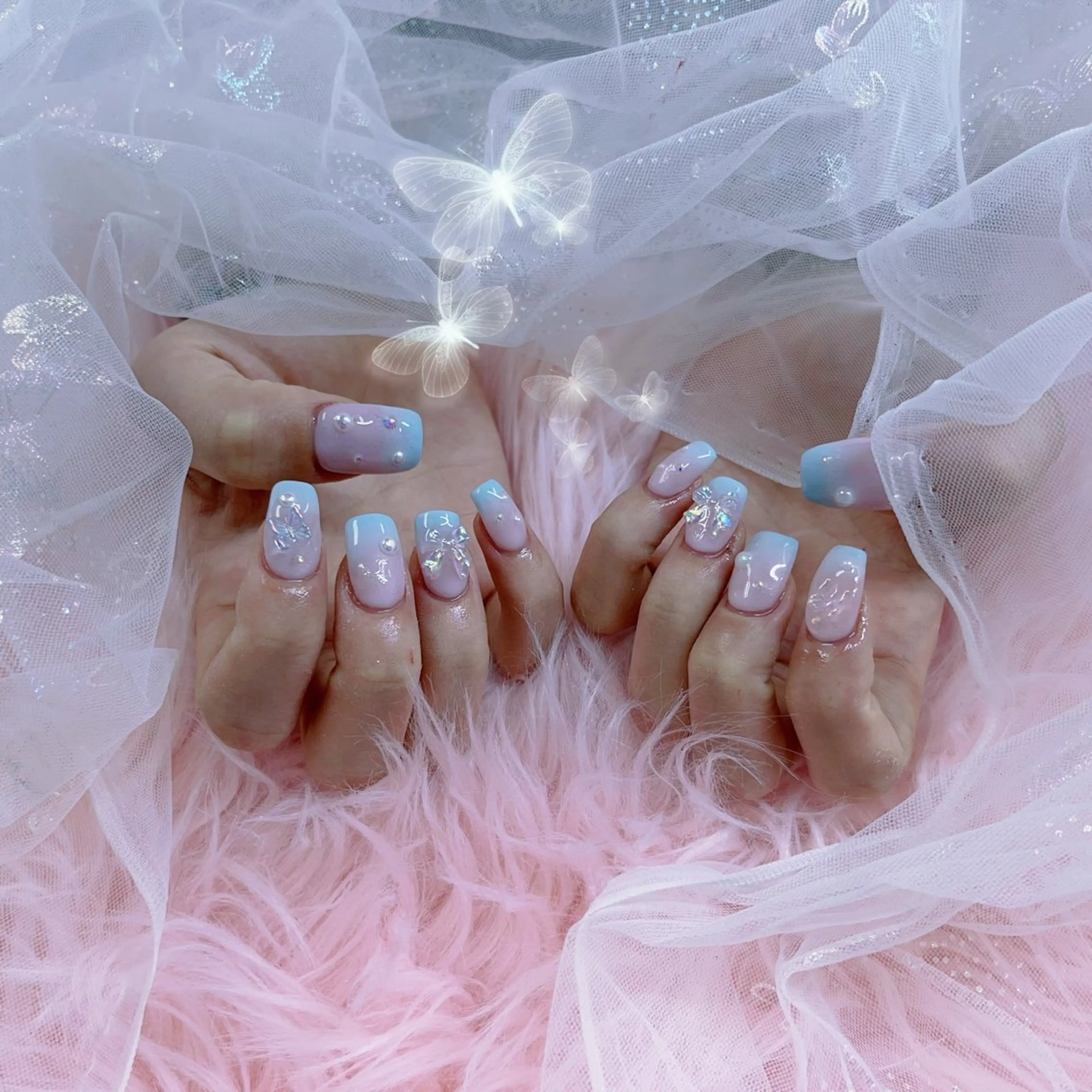 ネイル パーツ全部¥110 サロンミミのネイルデザイン