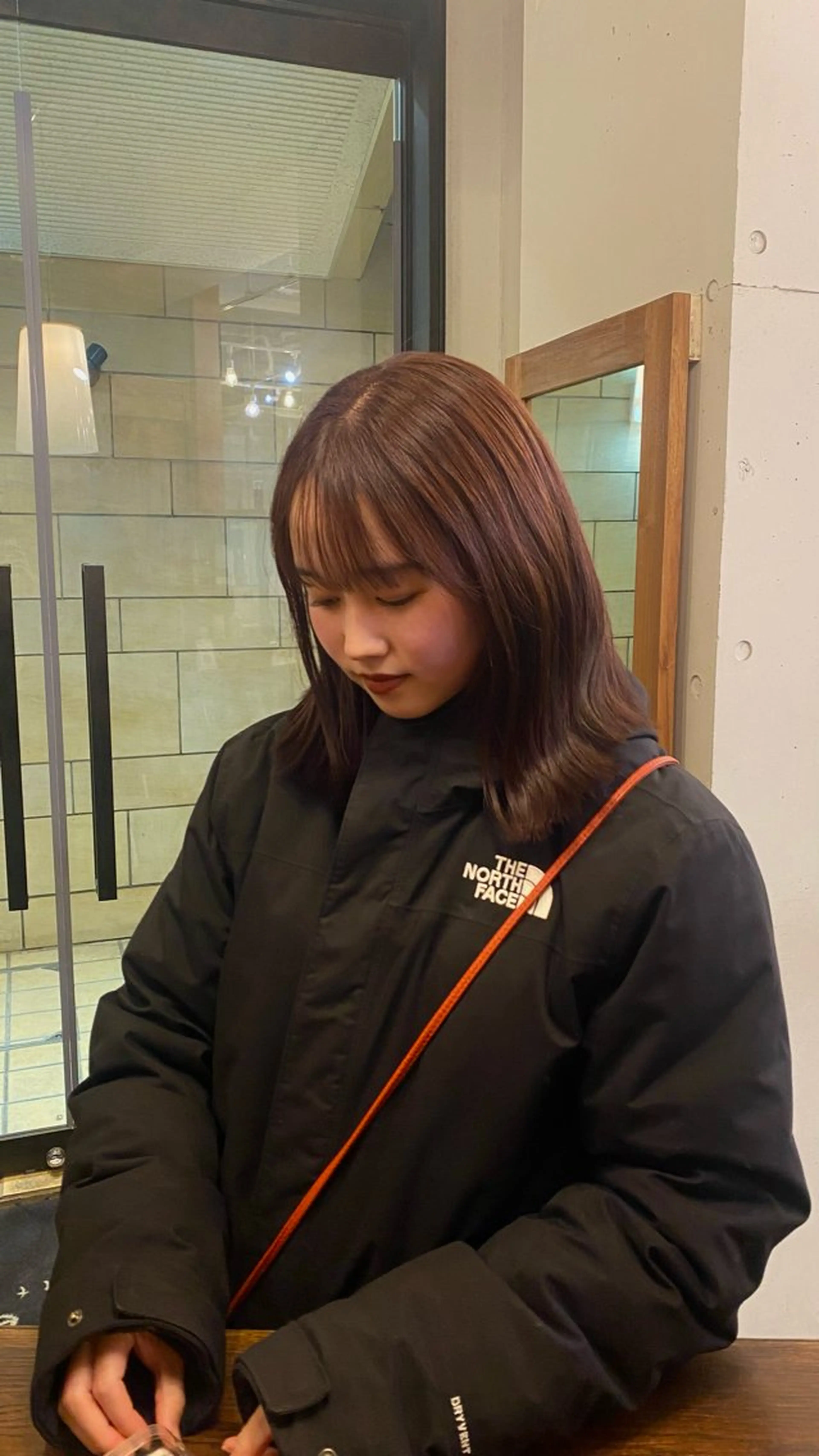 セミロング カラー ブリーチ ブリーチなしカラー トリートメント ヘアカラー 似合わせパーマ 🪷なりたりみのヘアスタイル