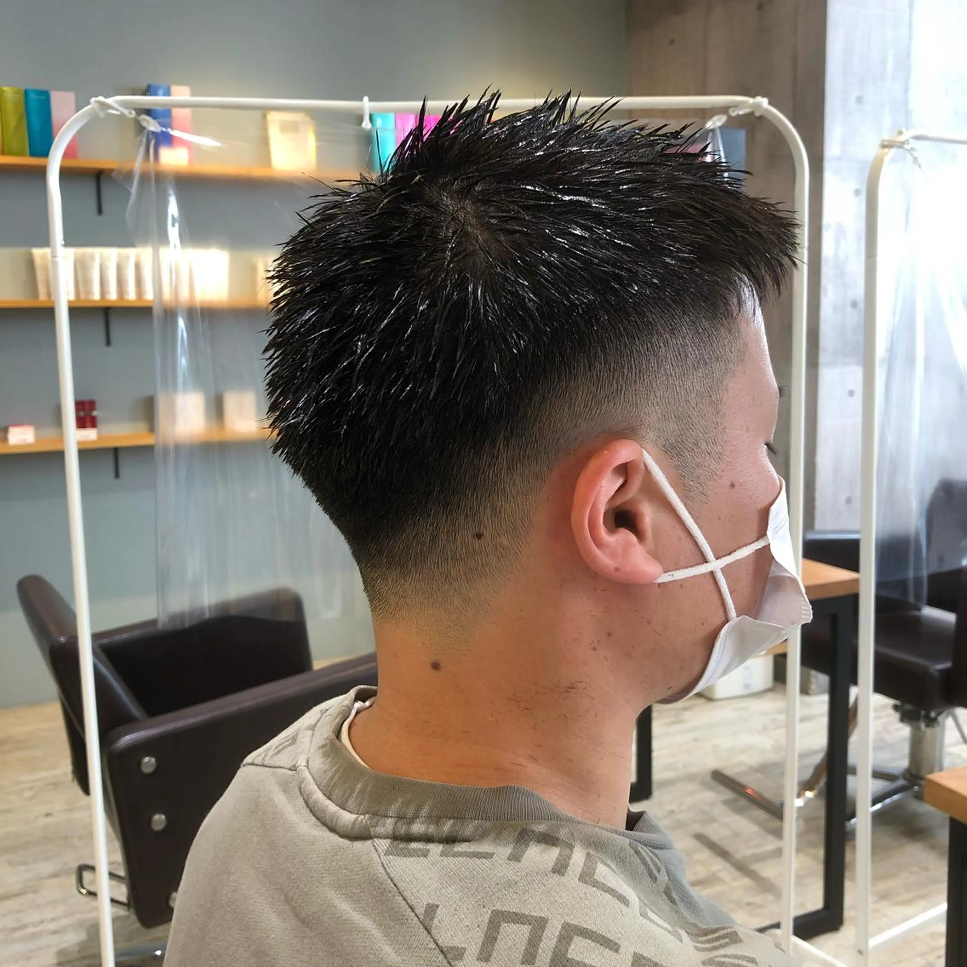 ショート カラー パーマ ヘアアレンジ メンズ キッズ ネイル マツエク・マツパ EnBlesS西宮 マンツーマン神道有基のヘアスタイル