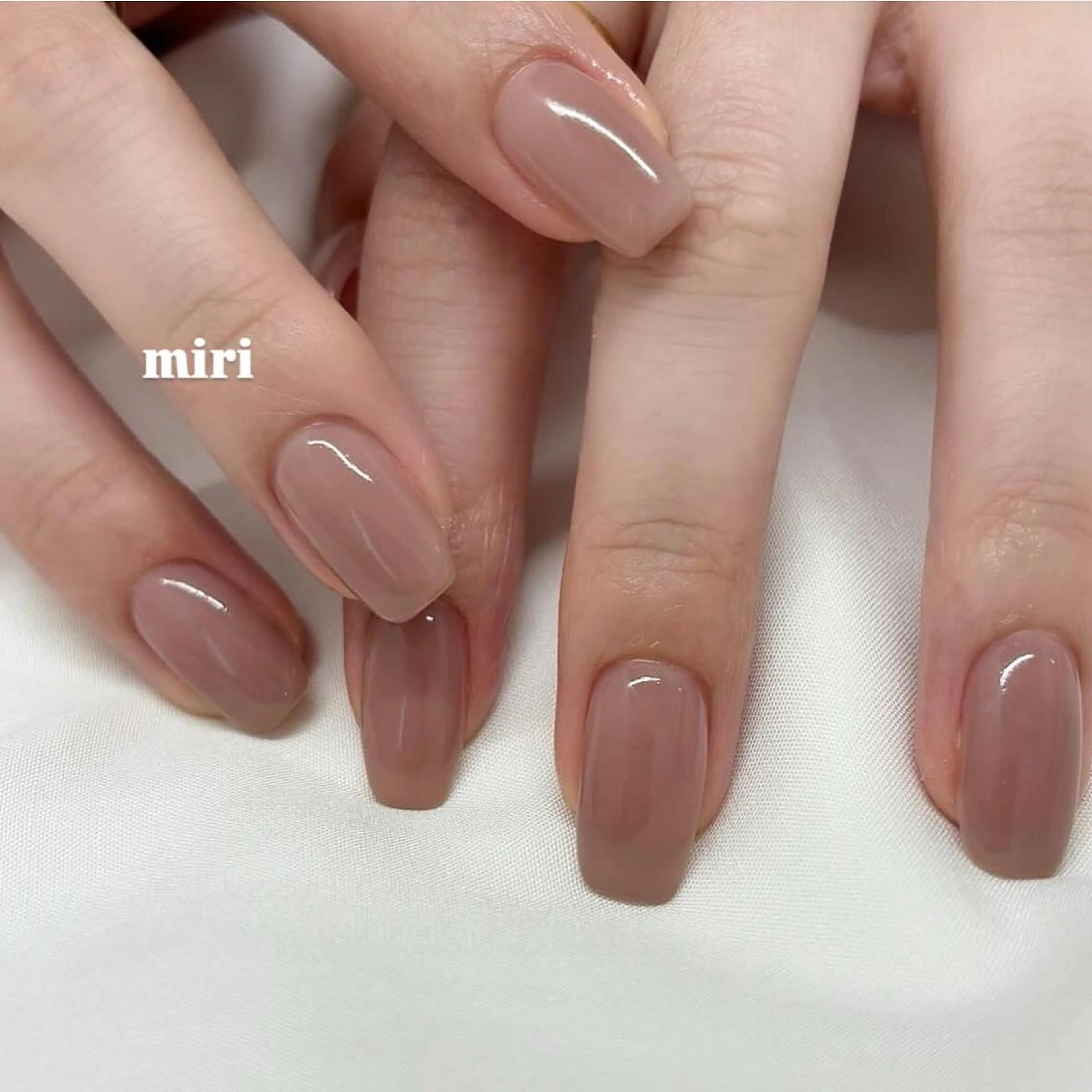 ネイル 新宿代々木/ちゅるん キレイめ/miriのネイルデザイン