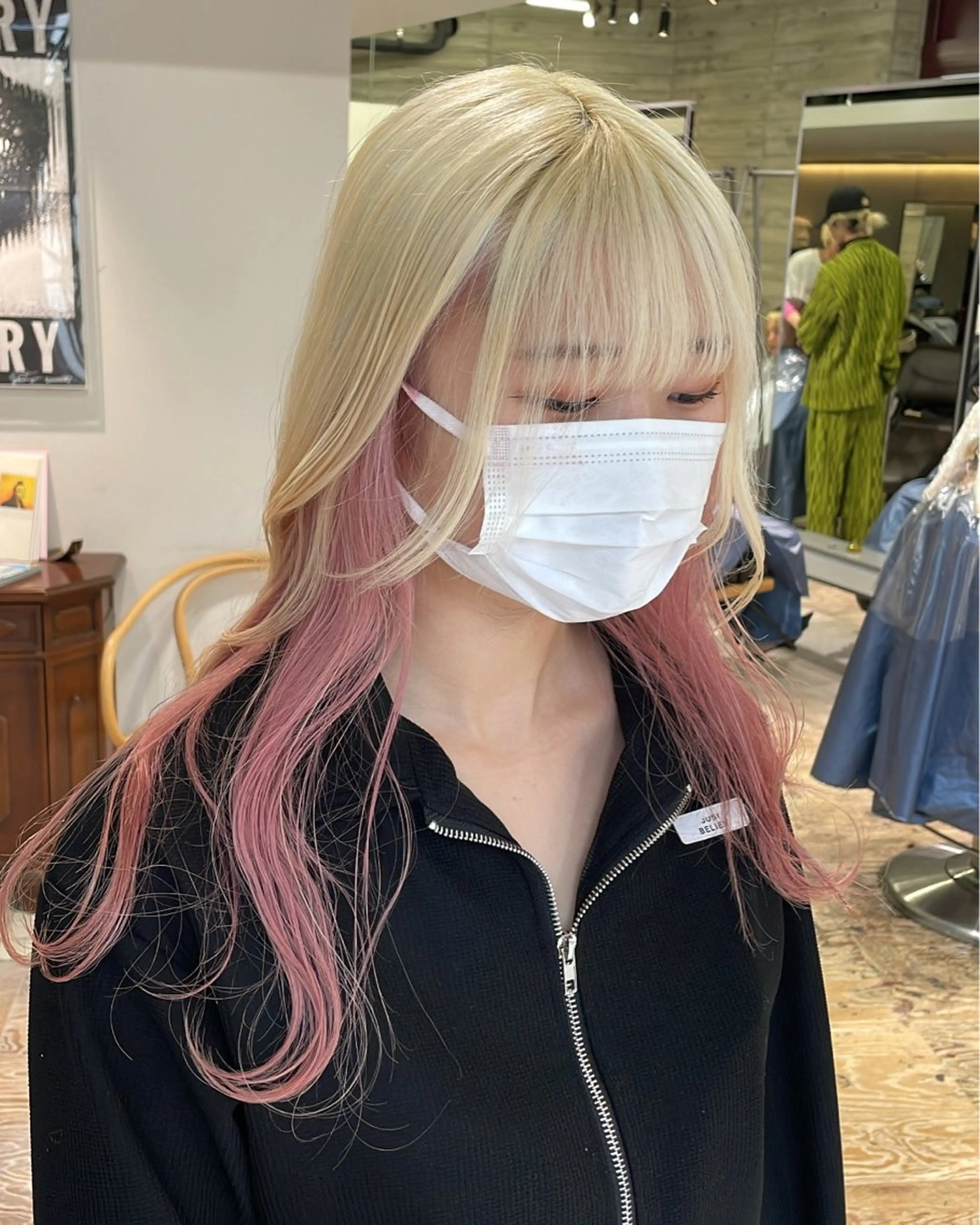 セミロング ヘアカラー トリートメント 色落ち綺麗透明感カラ /ボブ/ナカツヒカルのヘアスタイル