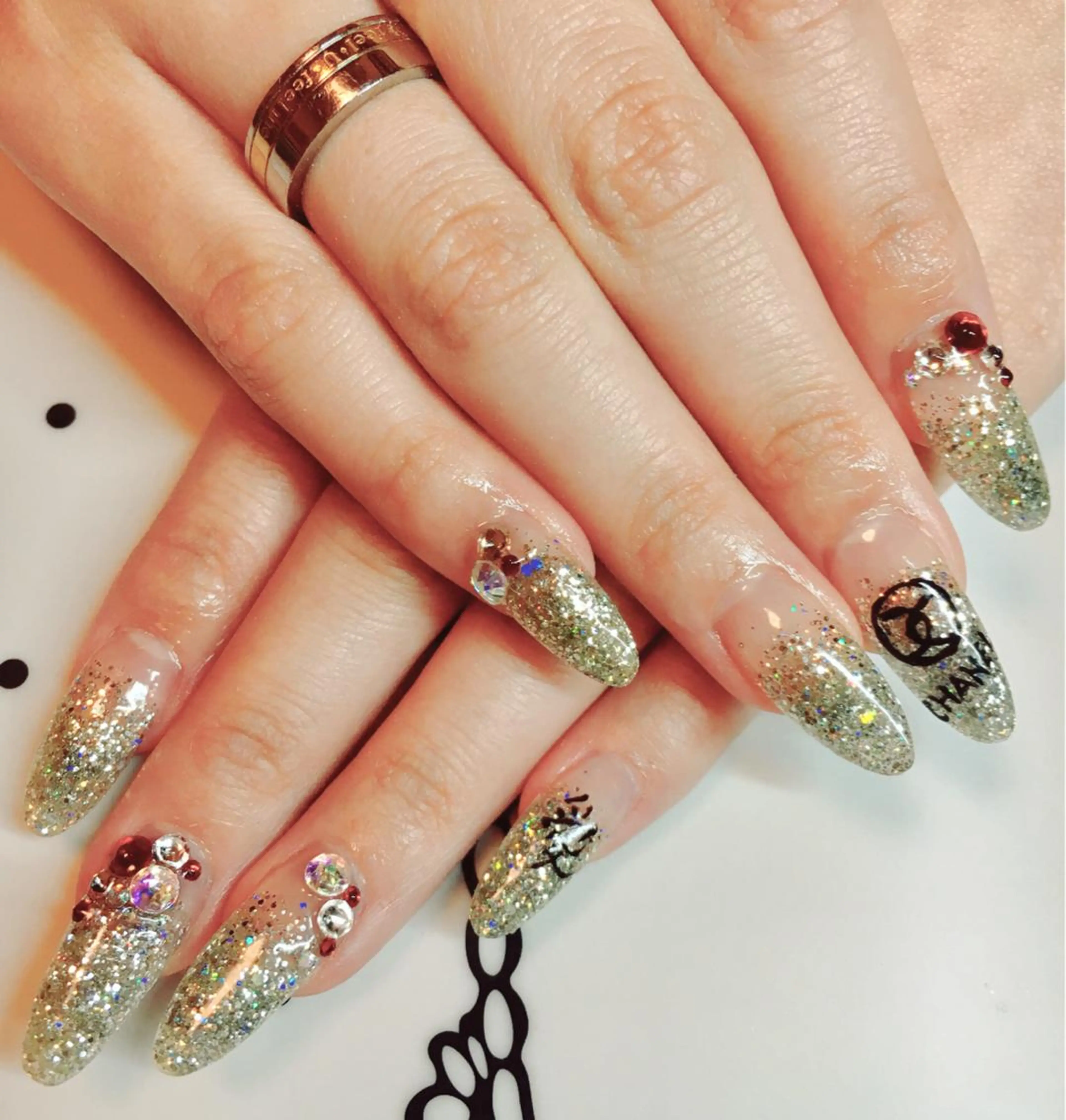 ネイル スカルプネイル シンプルネイル nailist cocoのネイルデザイン