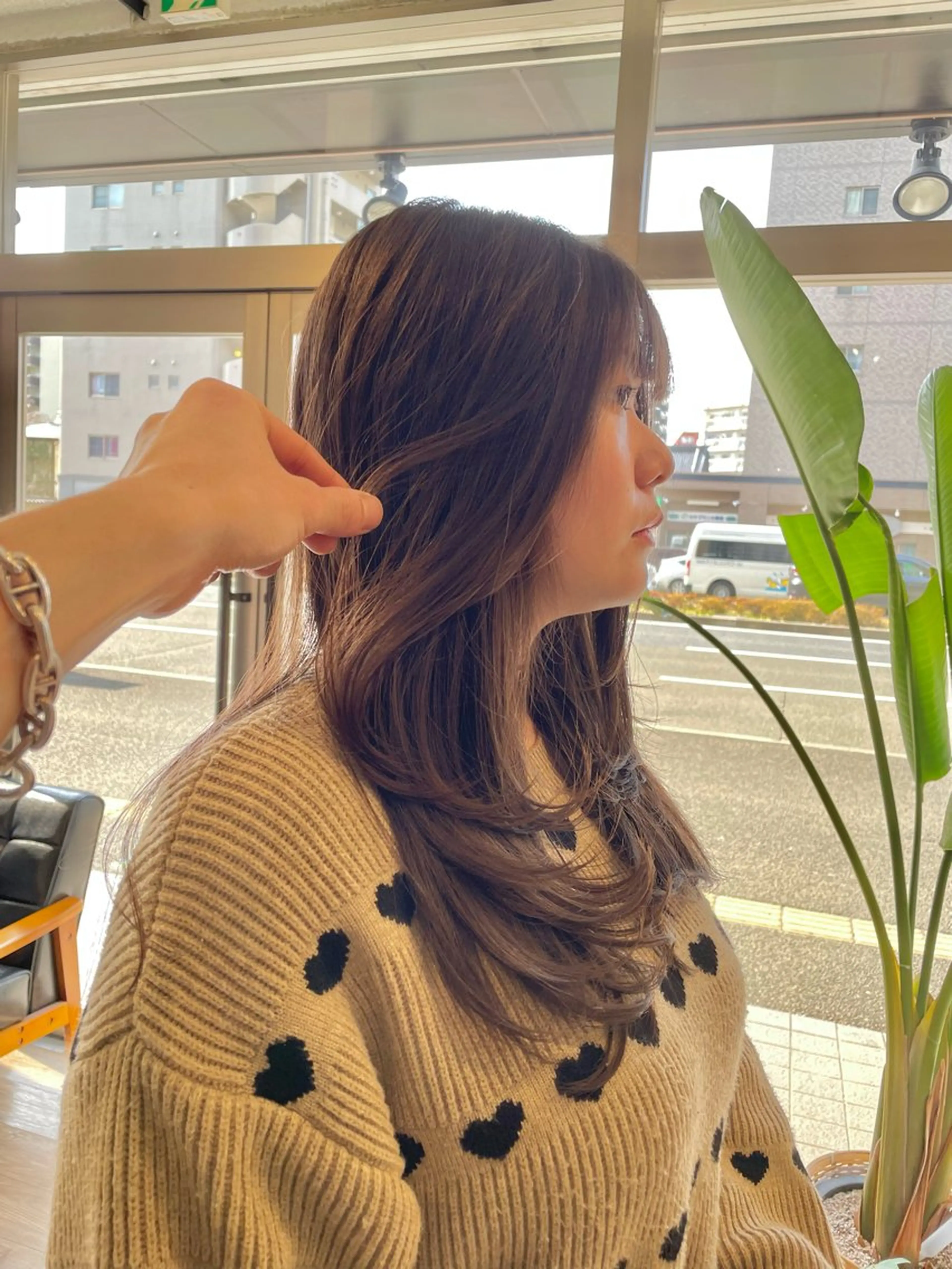 ロング カラー カット ヘアカラー トリートメント Basis 田口豪司のヘアスタイル