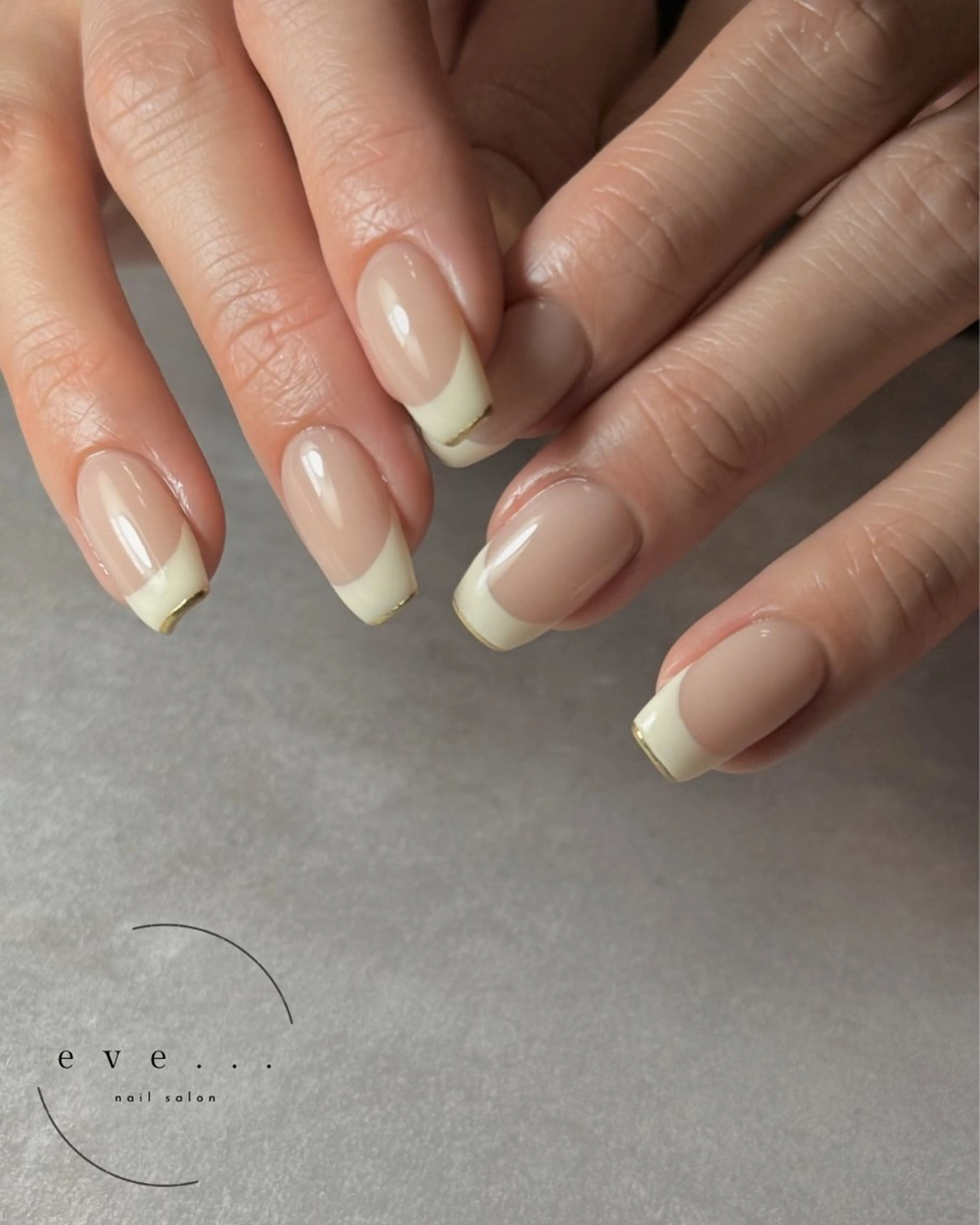 ネイル フレンチネイル ハンドネイル nail salon eve...のネイルデザイン