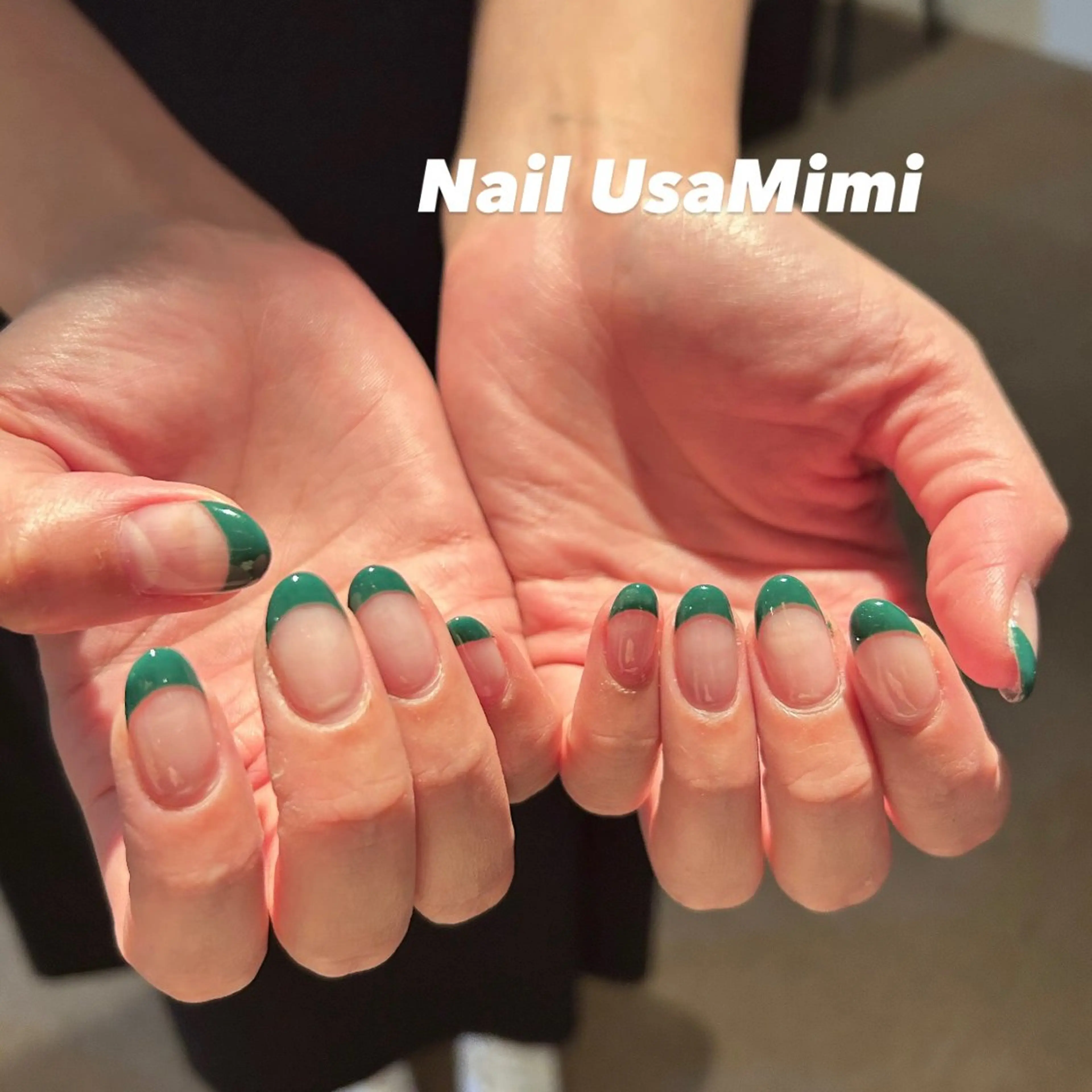 ネイル ジェルネイル マグネットネイル 持ち込み ワンカラーネイル パラジェル 本町ネイルNail UsaMimiのネイルデザイン