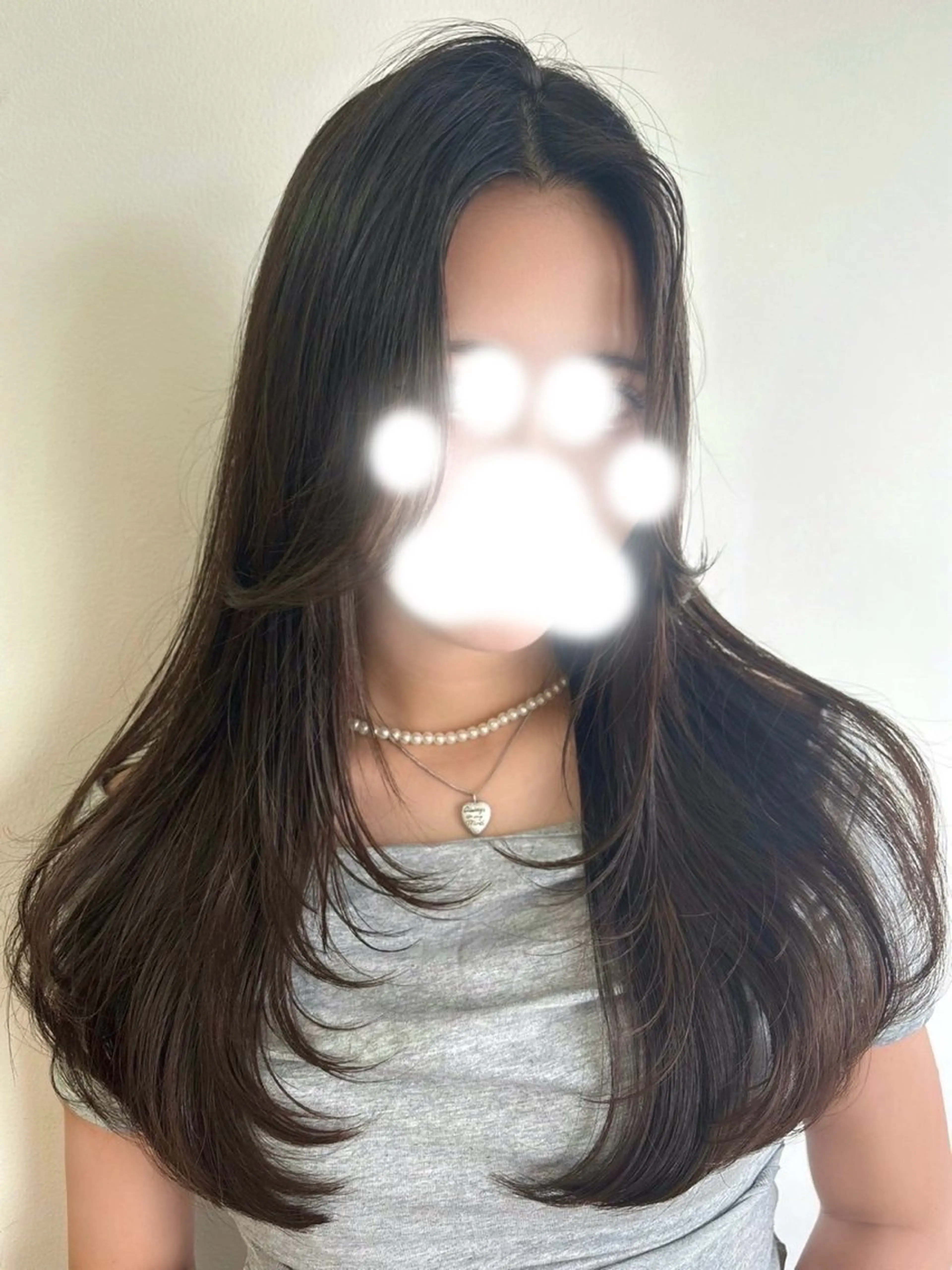 ロング レイヤーカット カットモデル/渋谷 ソナのヘアスタイル