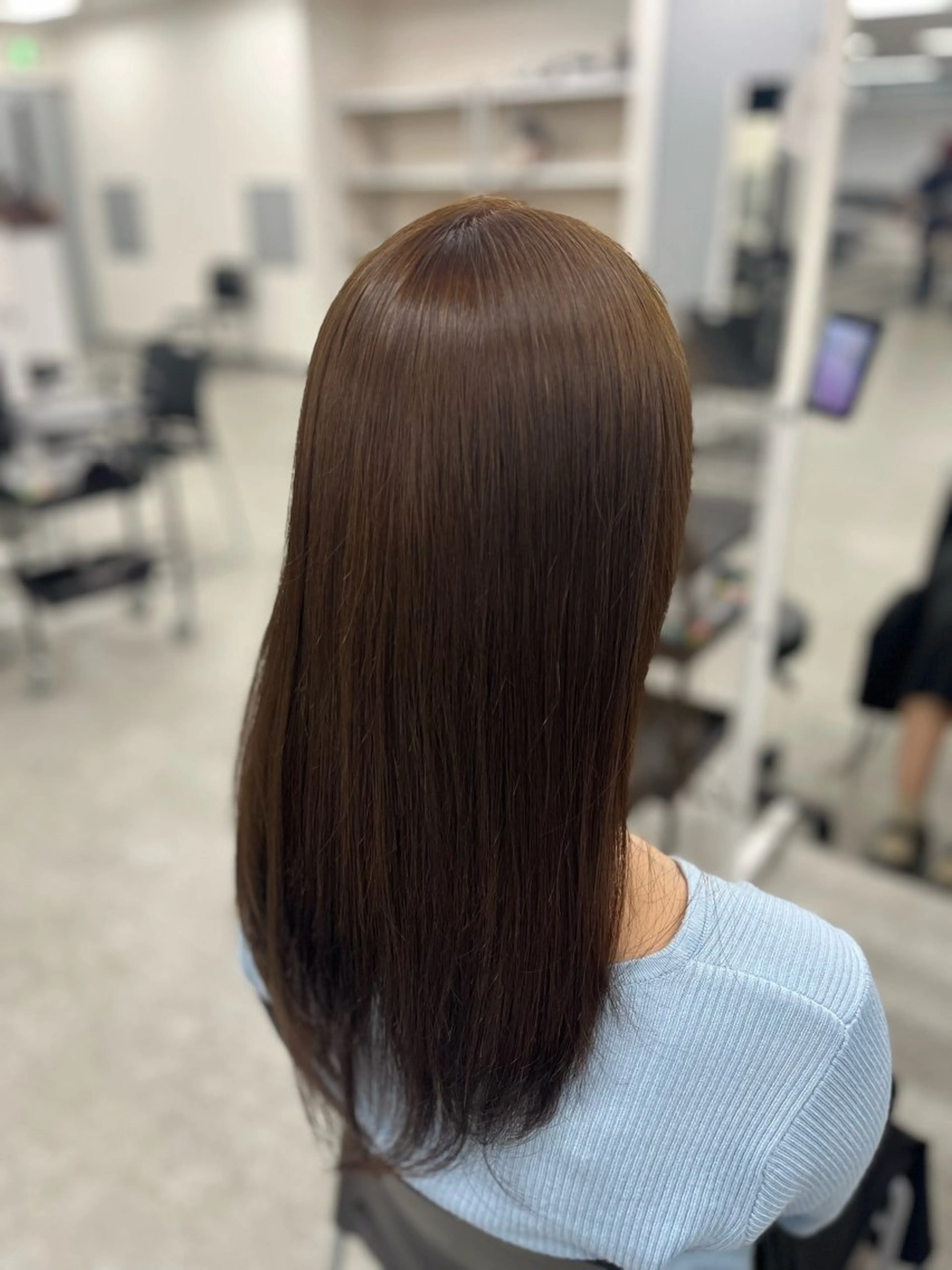 セミロング カラー ヘアアレンジ 韓国メンズヘア 🪽maika🪽のヘアスタイル