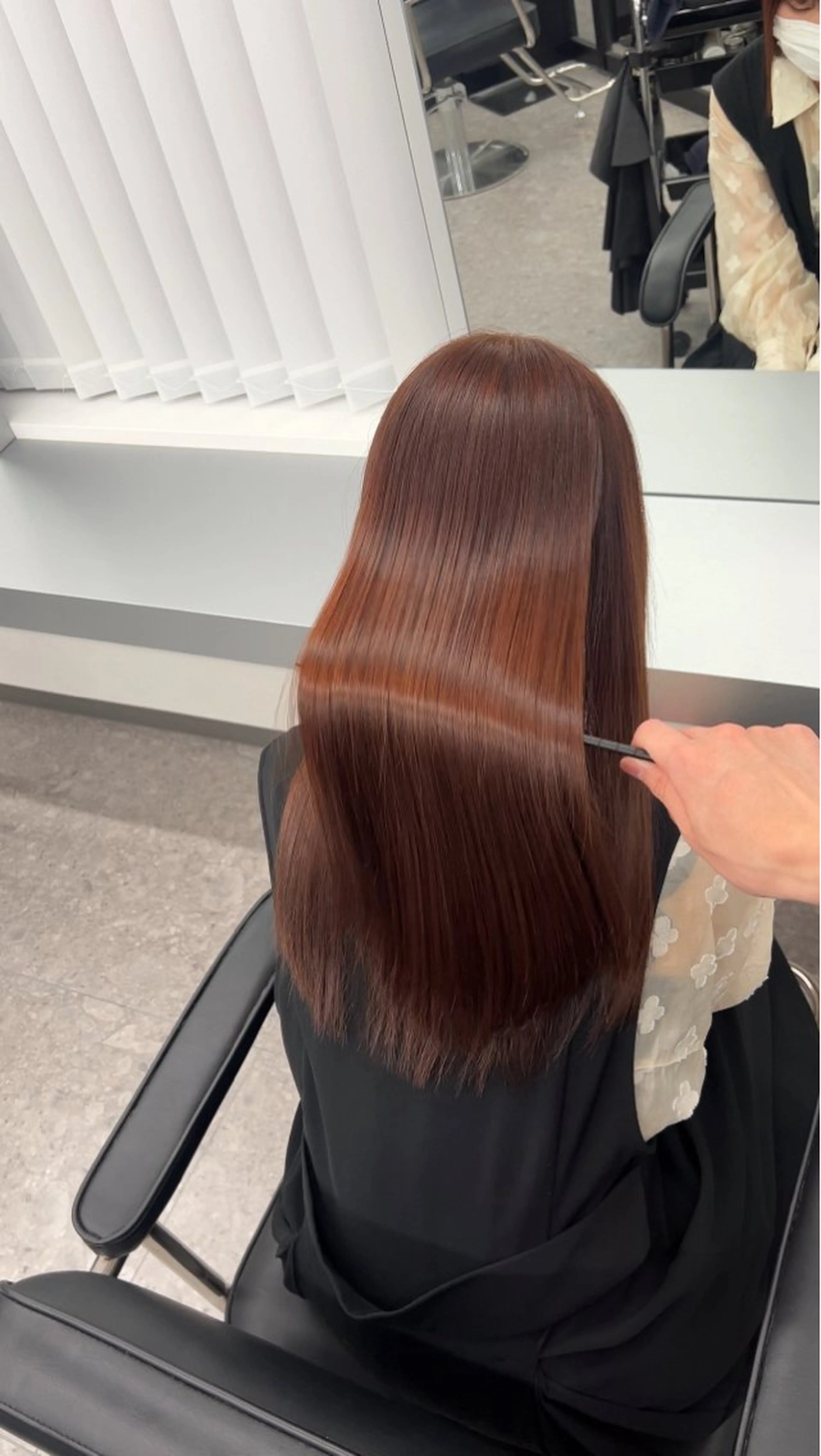 ロング 髪質改善ストレート Kantaのヘアスタイル