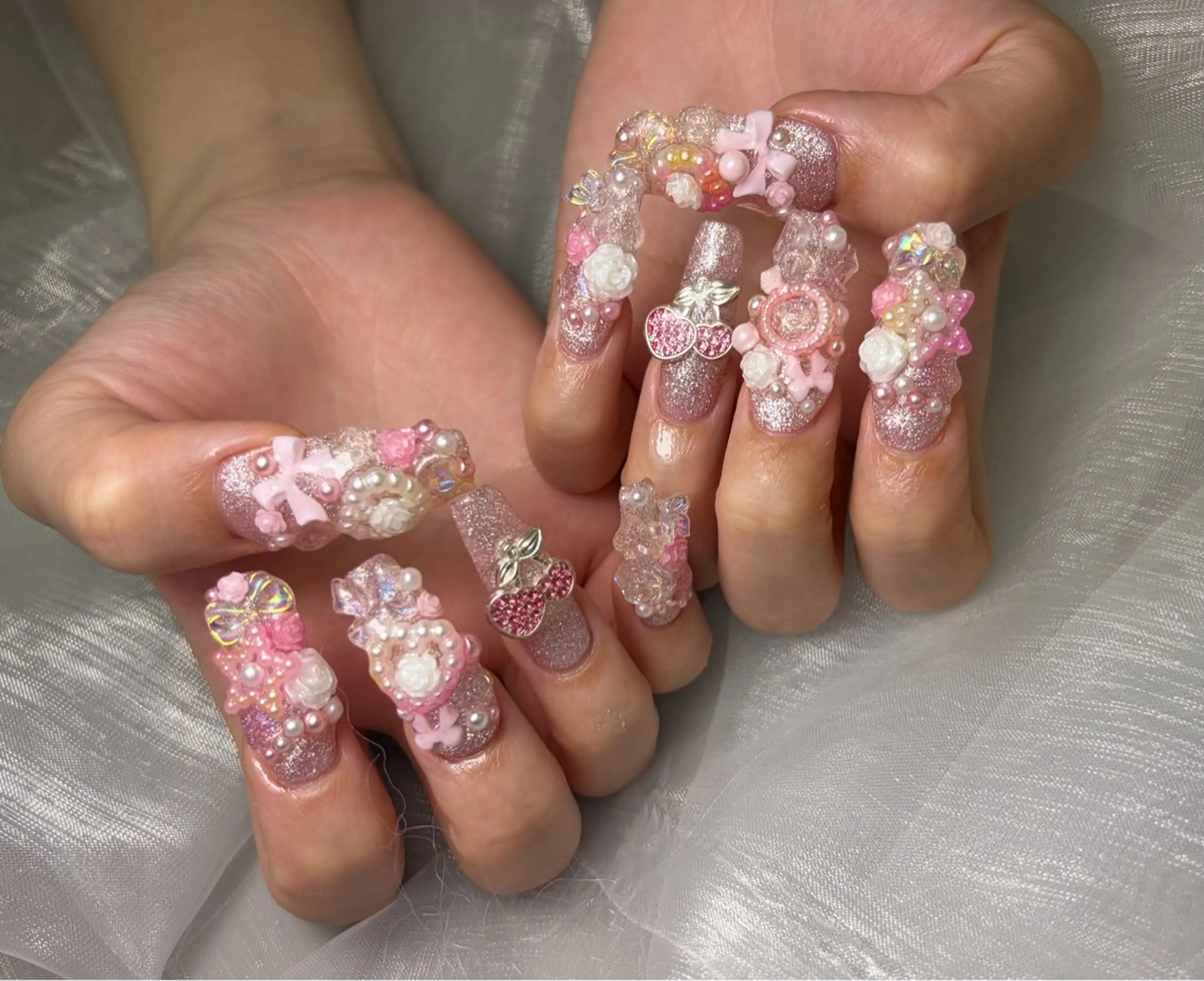 ネイル ハンドネイル Mana‪ ‪·͜· ❤︎‬のネイルデザイン