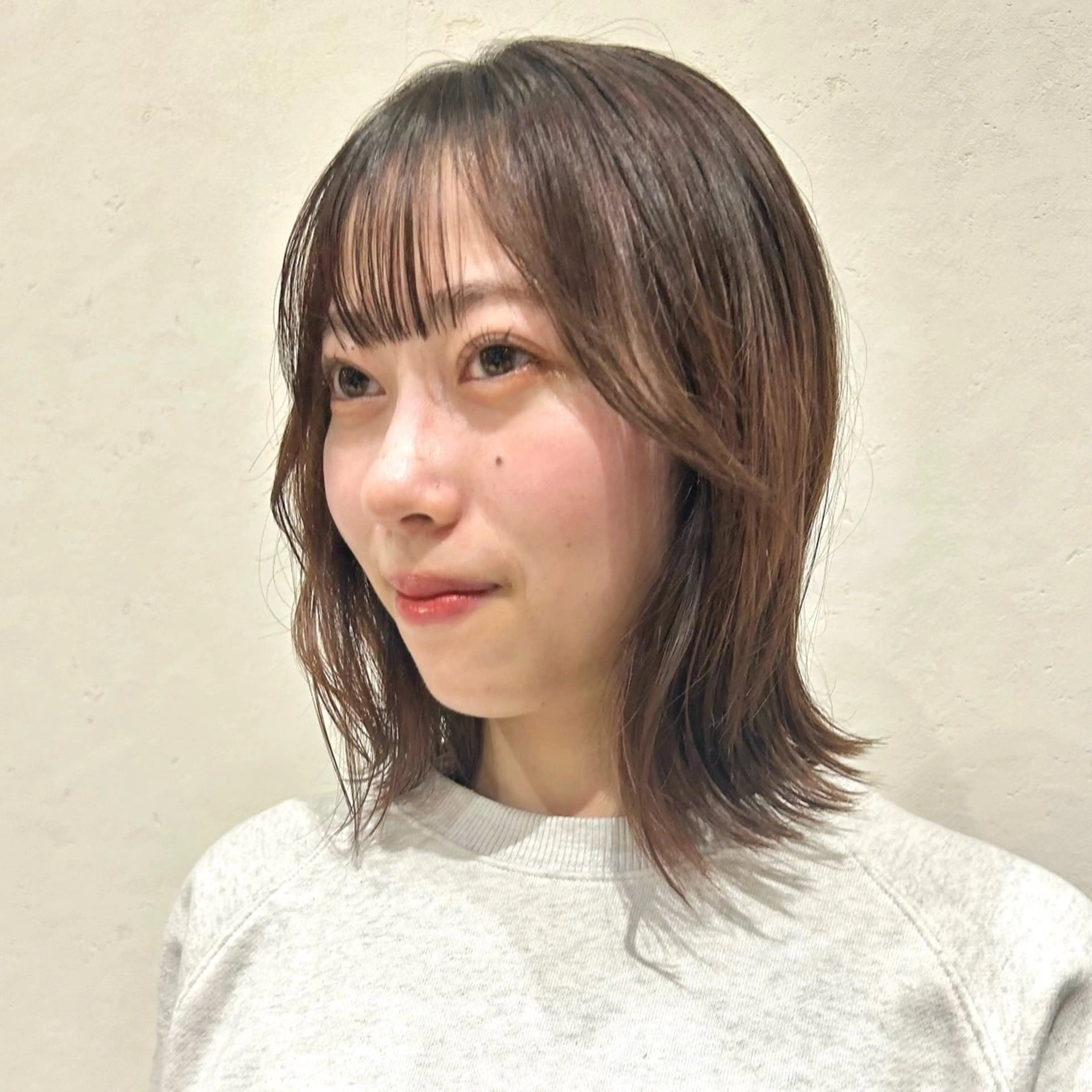 ミディアム 🍒中川葵久美🍒 レイヤー/メンズのヘアスタイル