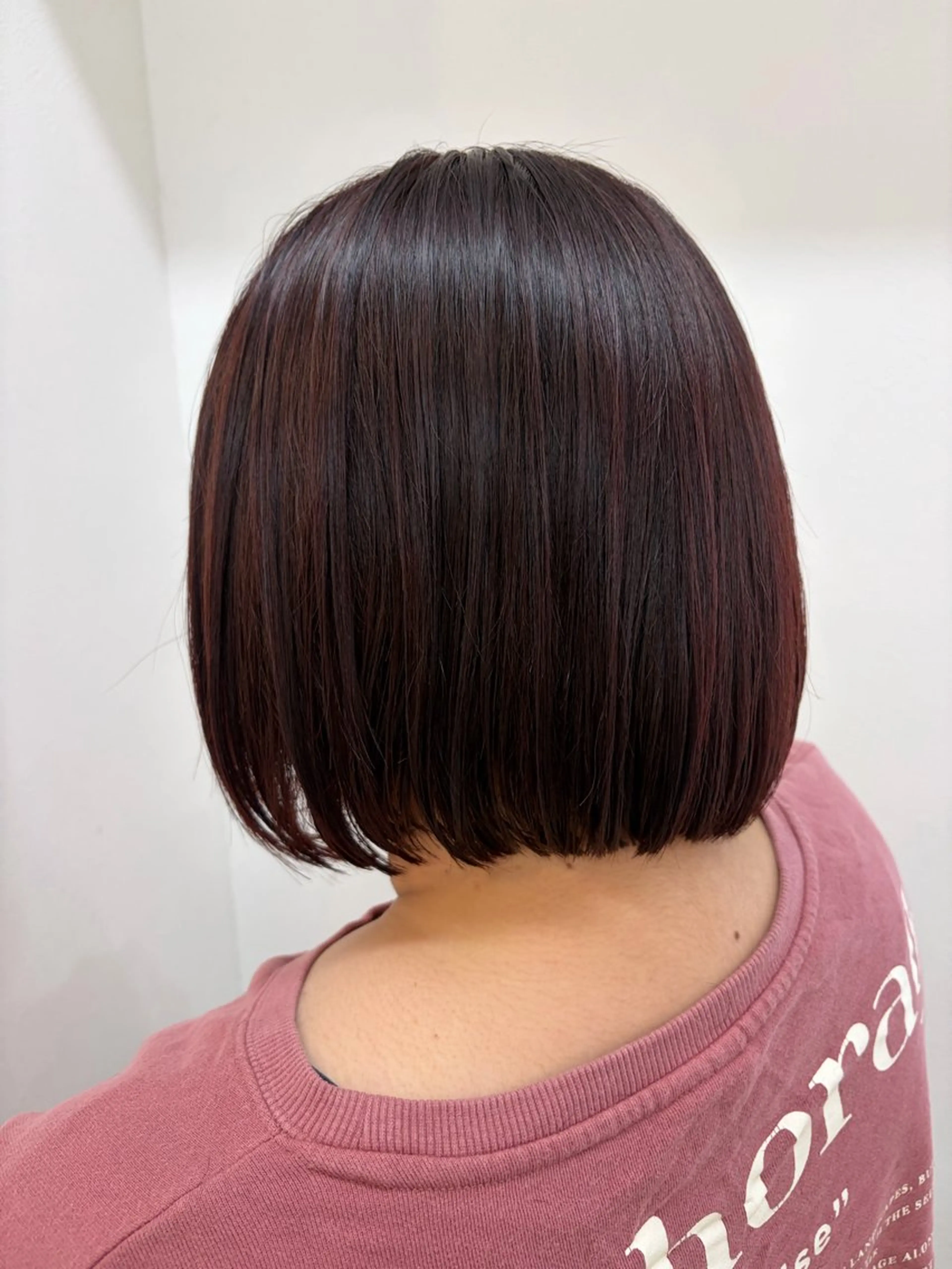 ミディアム カラー カット ヘアカラー トリートメント 柴田 結衣のヘアスタイル