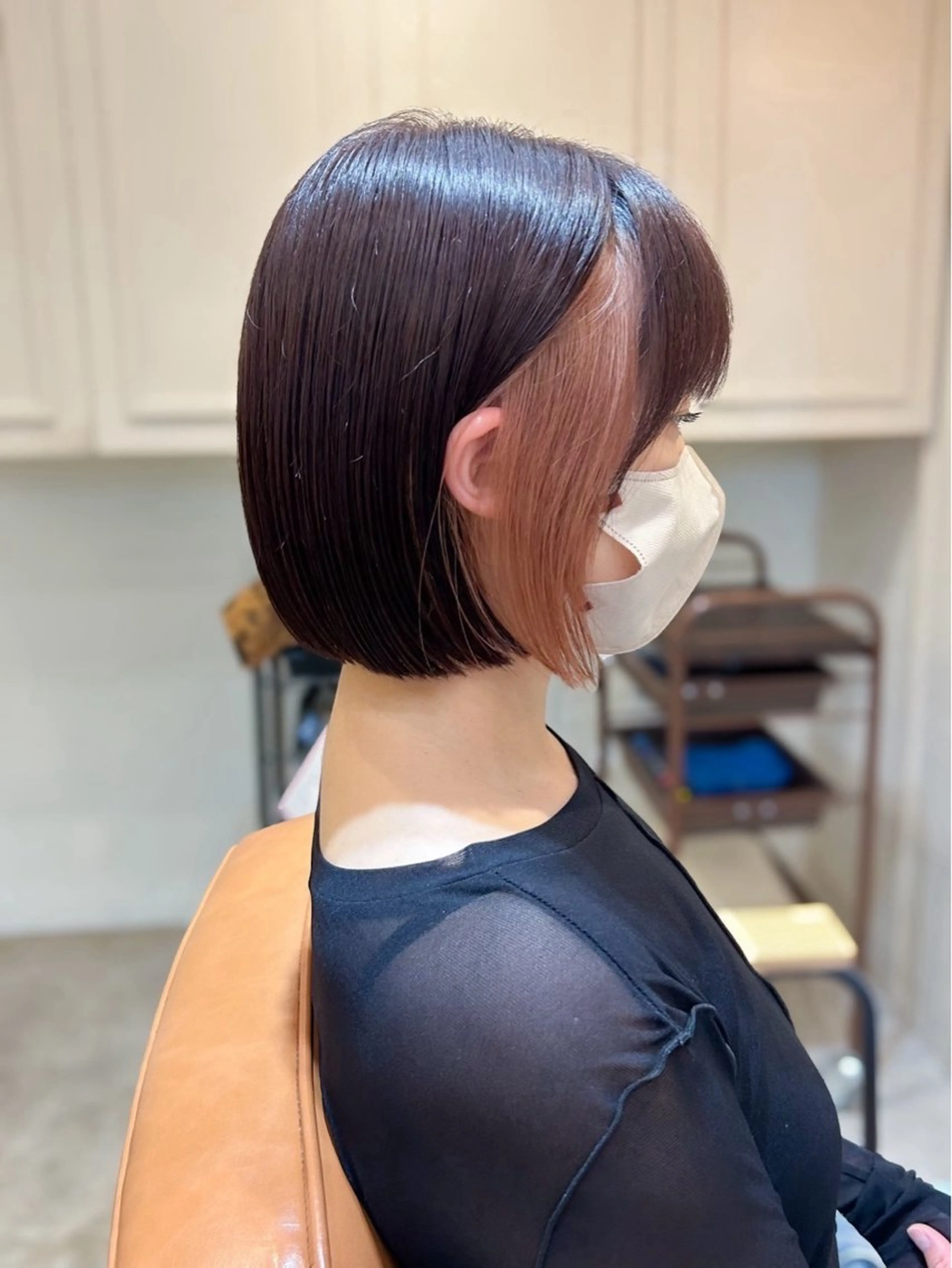 カラー インナーカラー 猿渡 桃花のヘアスタイル